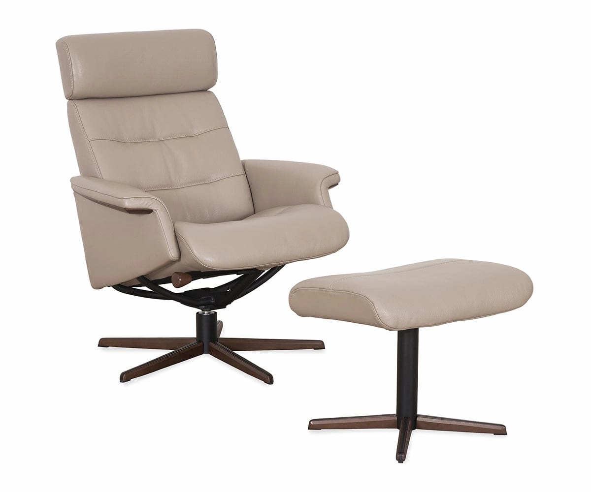 Steffen Leather Recliner & Ottoman sofa,couch,living room furniture
