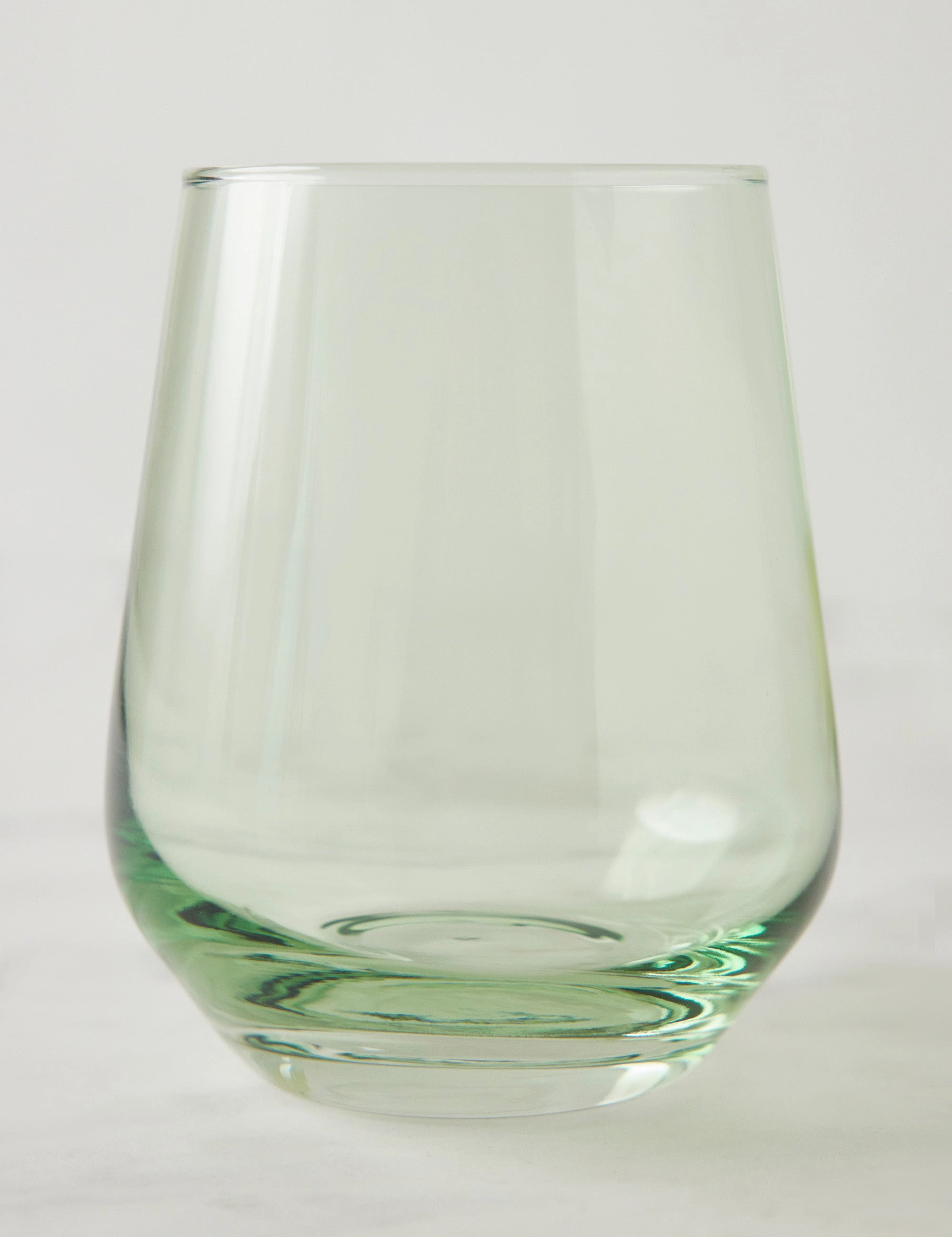 Stemless Wine Glass (Set of 2) by Estelle Colored Glass