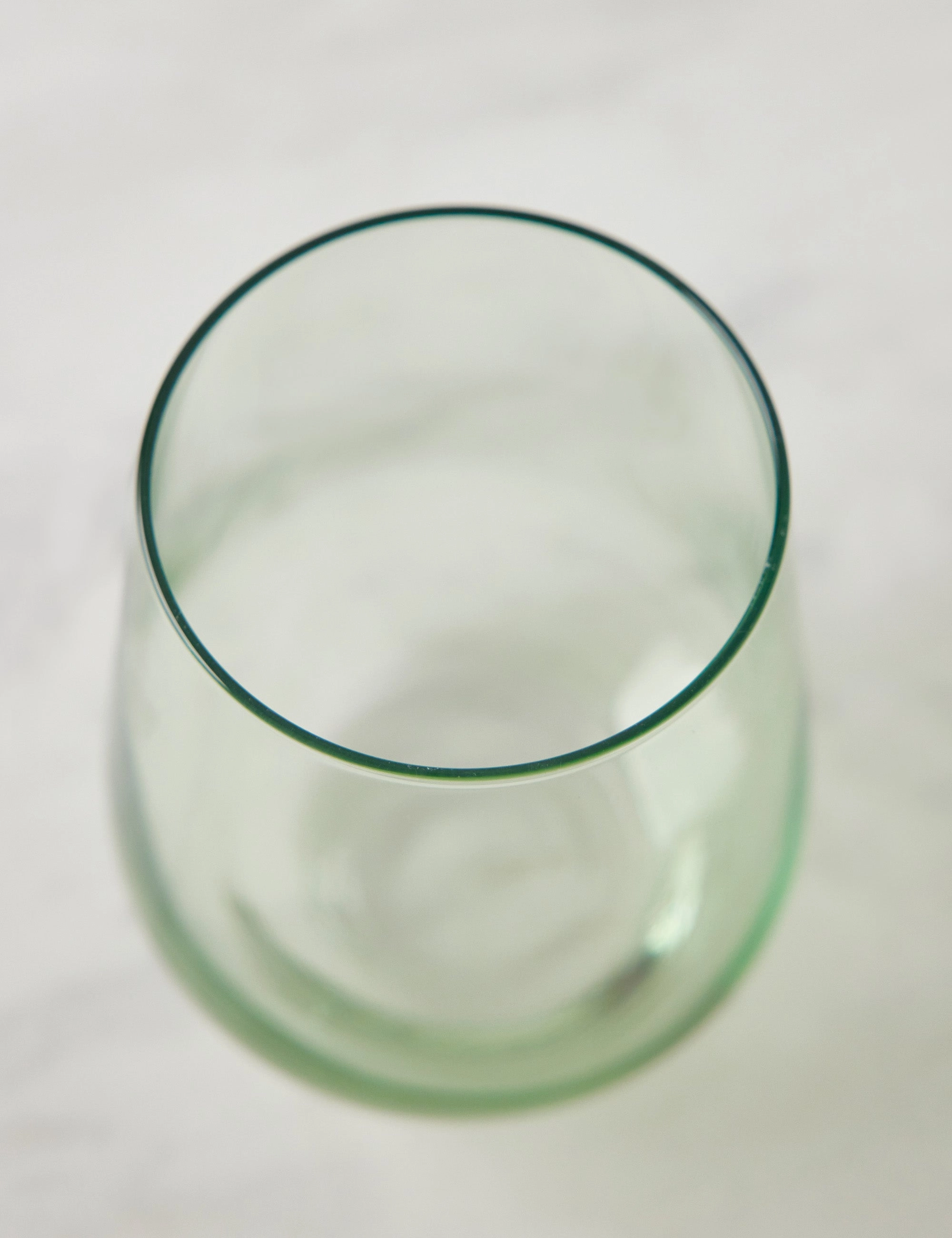 Stemless Wine Glass (Set of 2) by Estelle Colored Glass