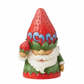Strawberry Hat Gnome Figurine figurines,decorative figurines,home accents