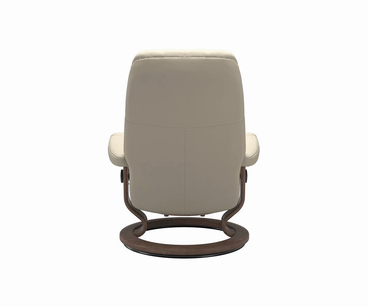Stressless Consul Recliner & Ottoman - Cream