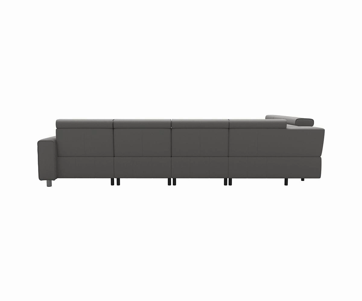 Stressless Emily Leather Power Reclining Sectional - Large