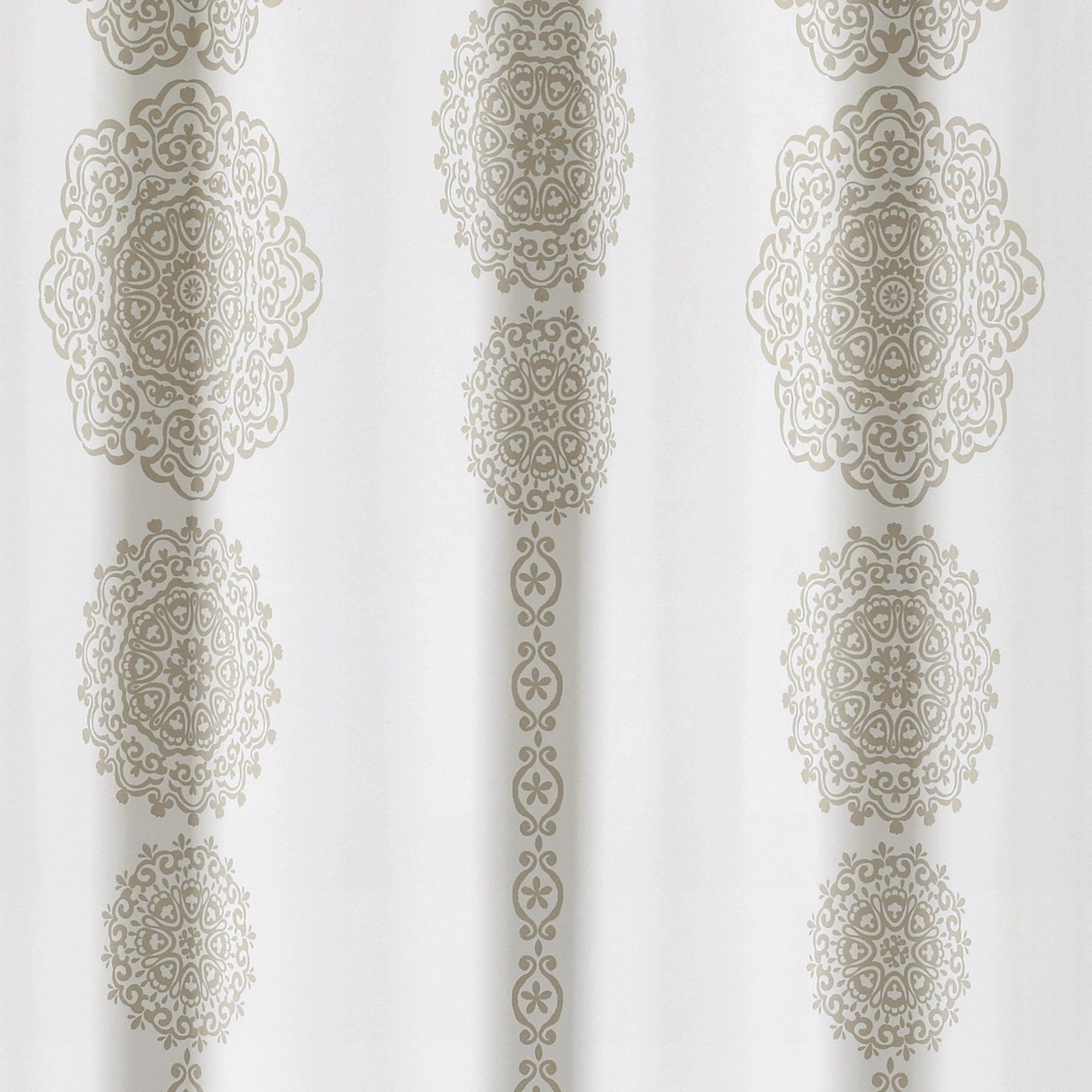 Stripe Medallion Shower Curtain