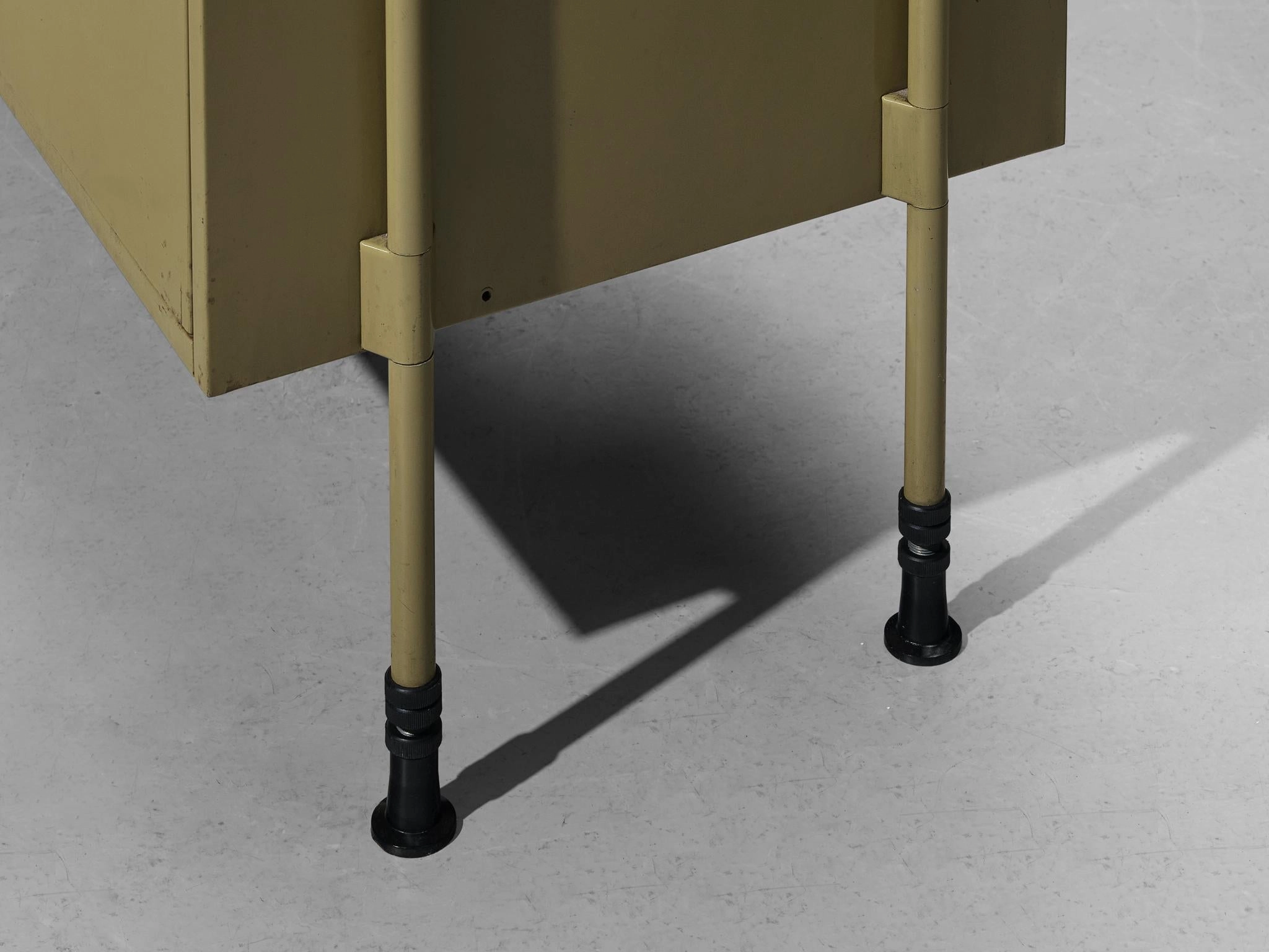 Studio BBPR for Olivetti 'Spazio' Sideboard in Yellow Coated Steel
