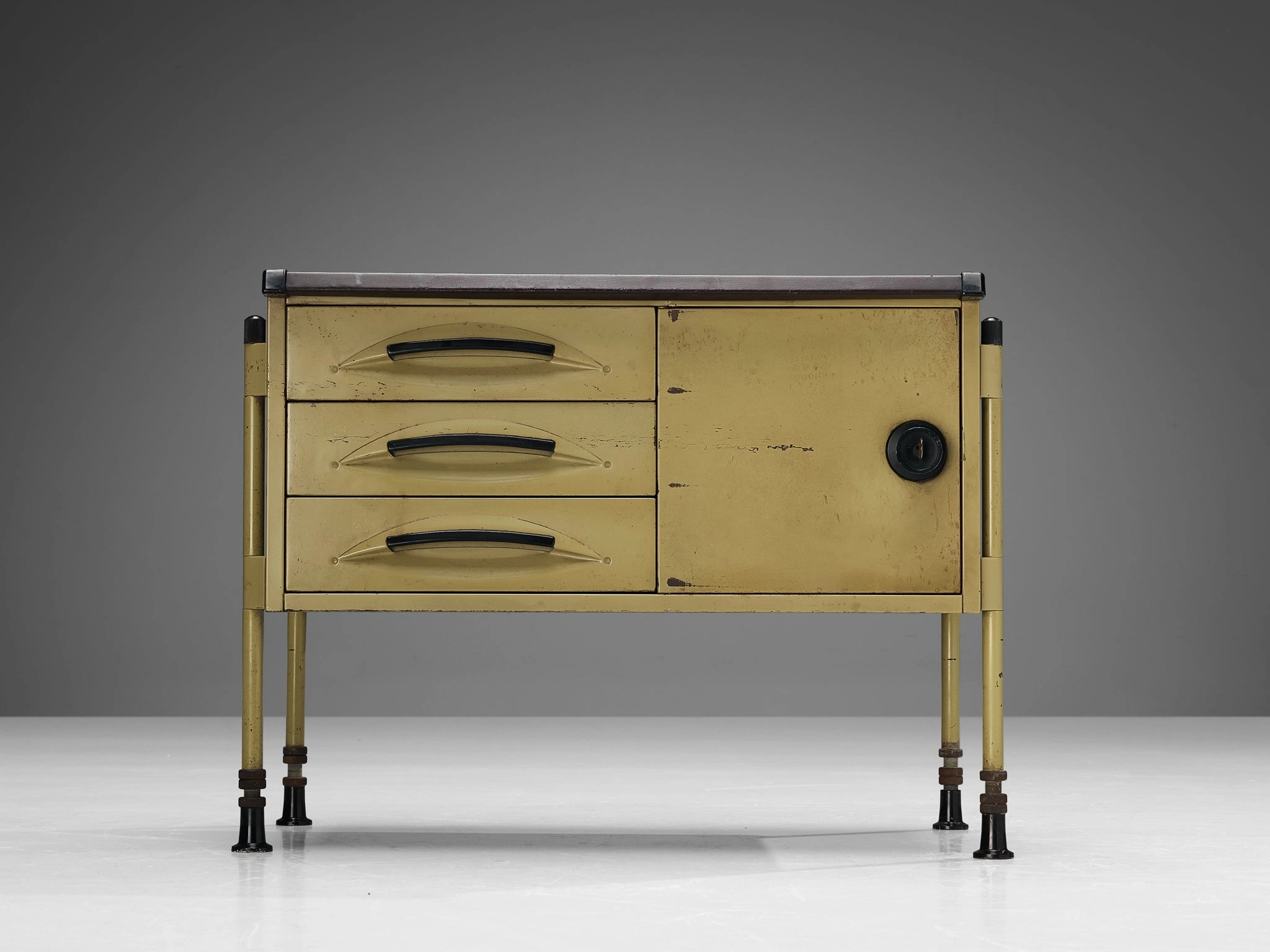 Studio BBPR for Olivetti Spazio Side Table or Small Cabinet
