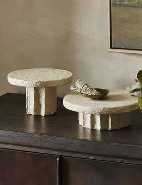 Sumba Pedestal (Set of 2) by Amber Lewis x Four Hands home decor,home accents,interior accessories