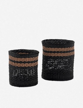 Suni Indoor/Outdoor Baskets (Set of 2) home decor,home accents,interior accessories