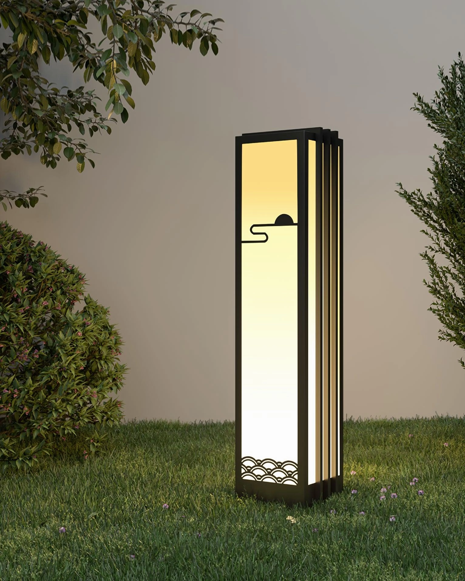 Sunrise Pattern Outdoor Light