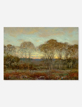 Sunset Print by Dwight William Tryon wall art,canvas print,home wall decor