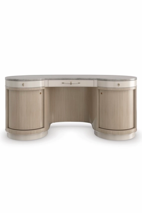 Swivel Shelf Dressing Table | Caracole Vanity Fair desk,home desk,workstation
