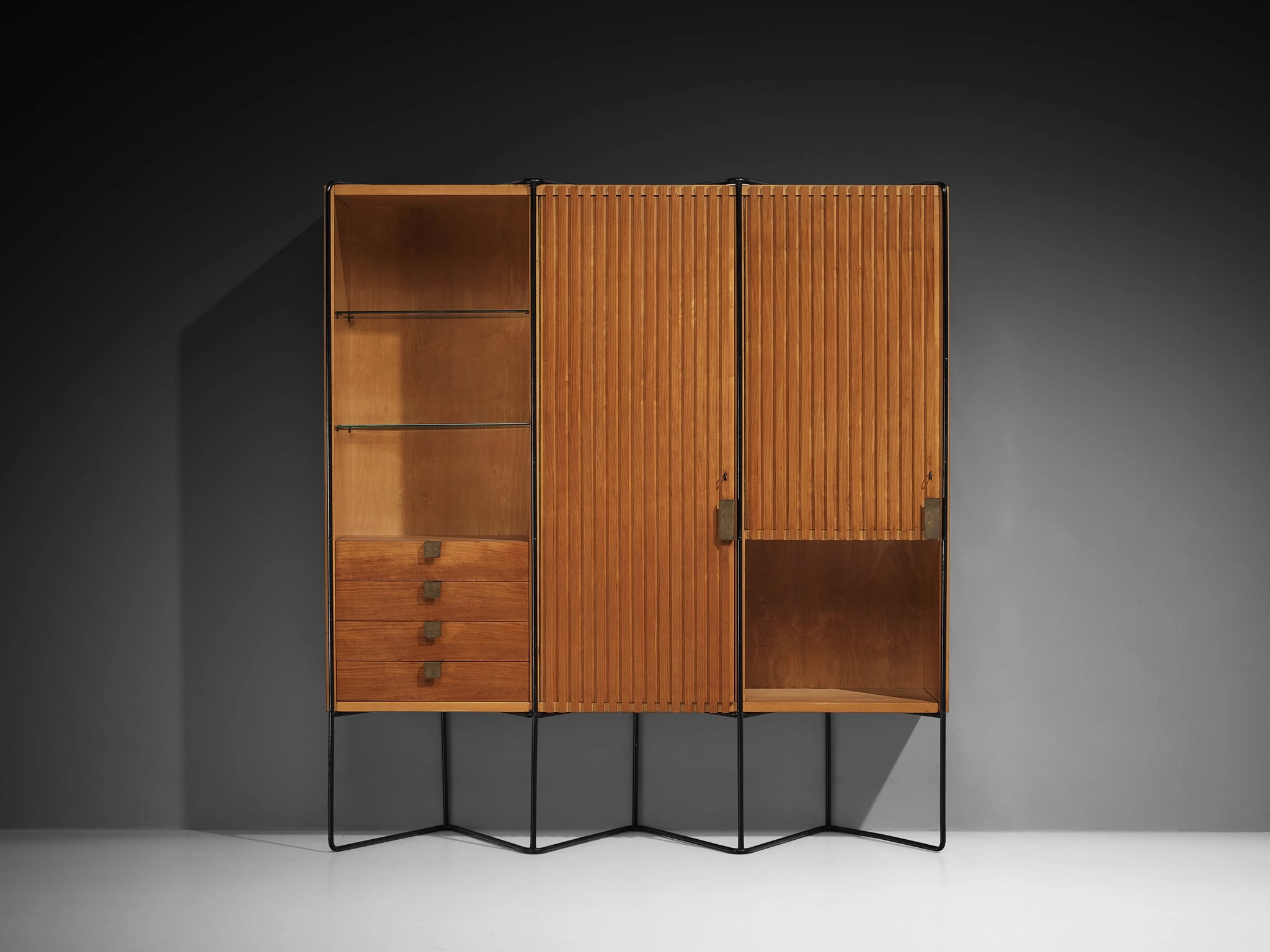 Taichiro Nakay for La Permanente Mobili Wall Cabinet in Cherry