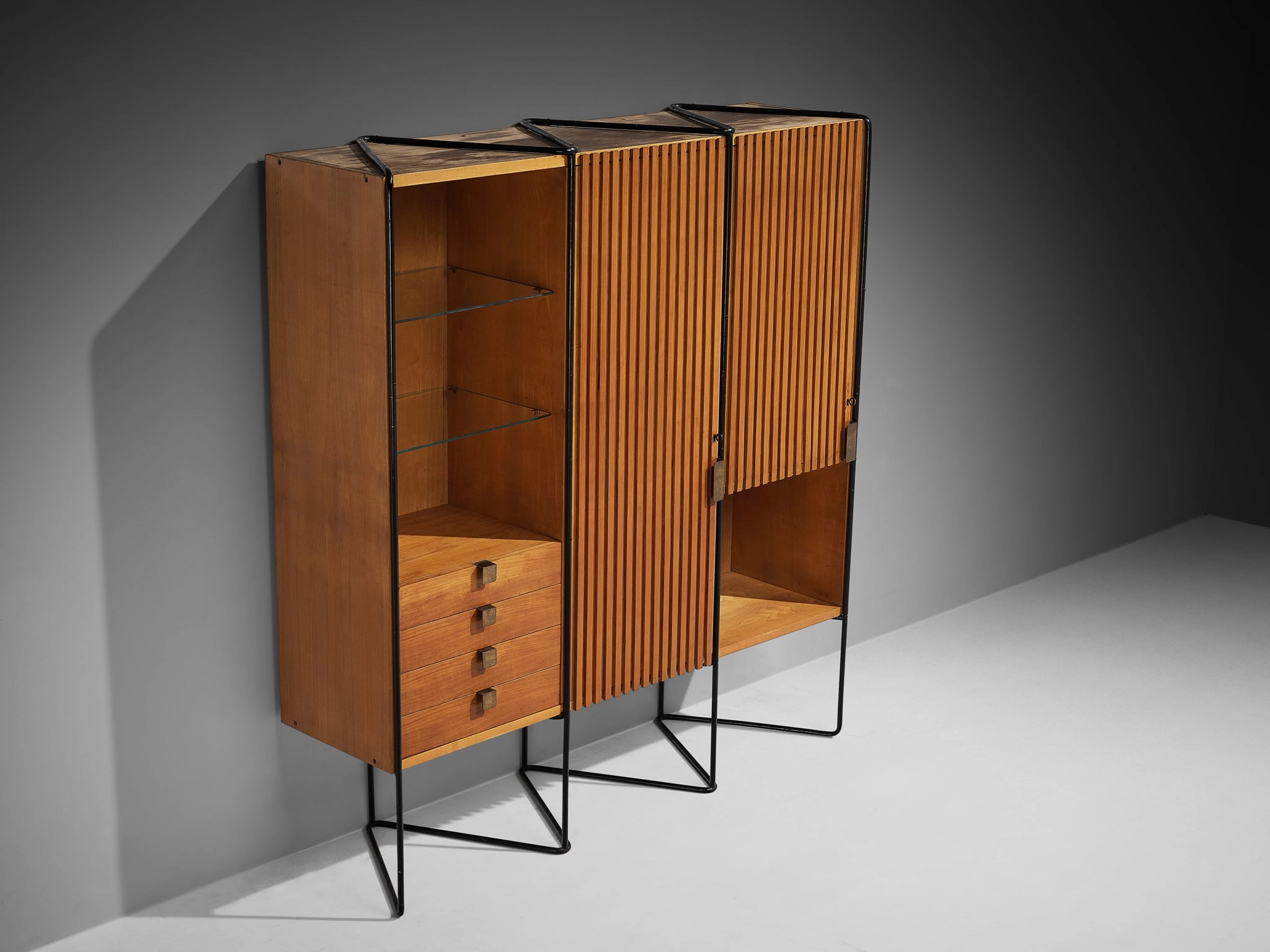 Taichiro Nakay for La Permanente Mobili Wall Cabinet in Cherry