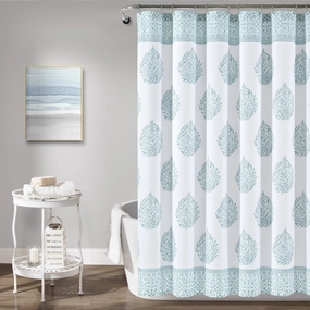 Teardrop Leaf Shower Curtain shower curtain,bath curtain,bathroom decor