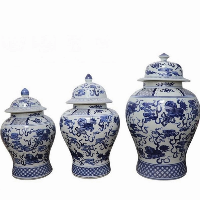 Temple Jar (3 sizes) vase,flower vase,home decoration