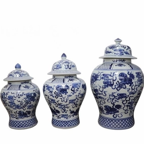 Temple Jar (3 sizes) vase,flower vase,home decoration