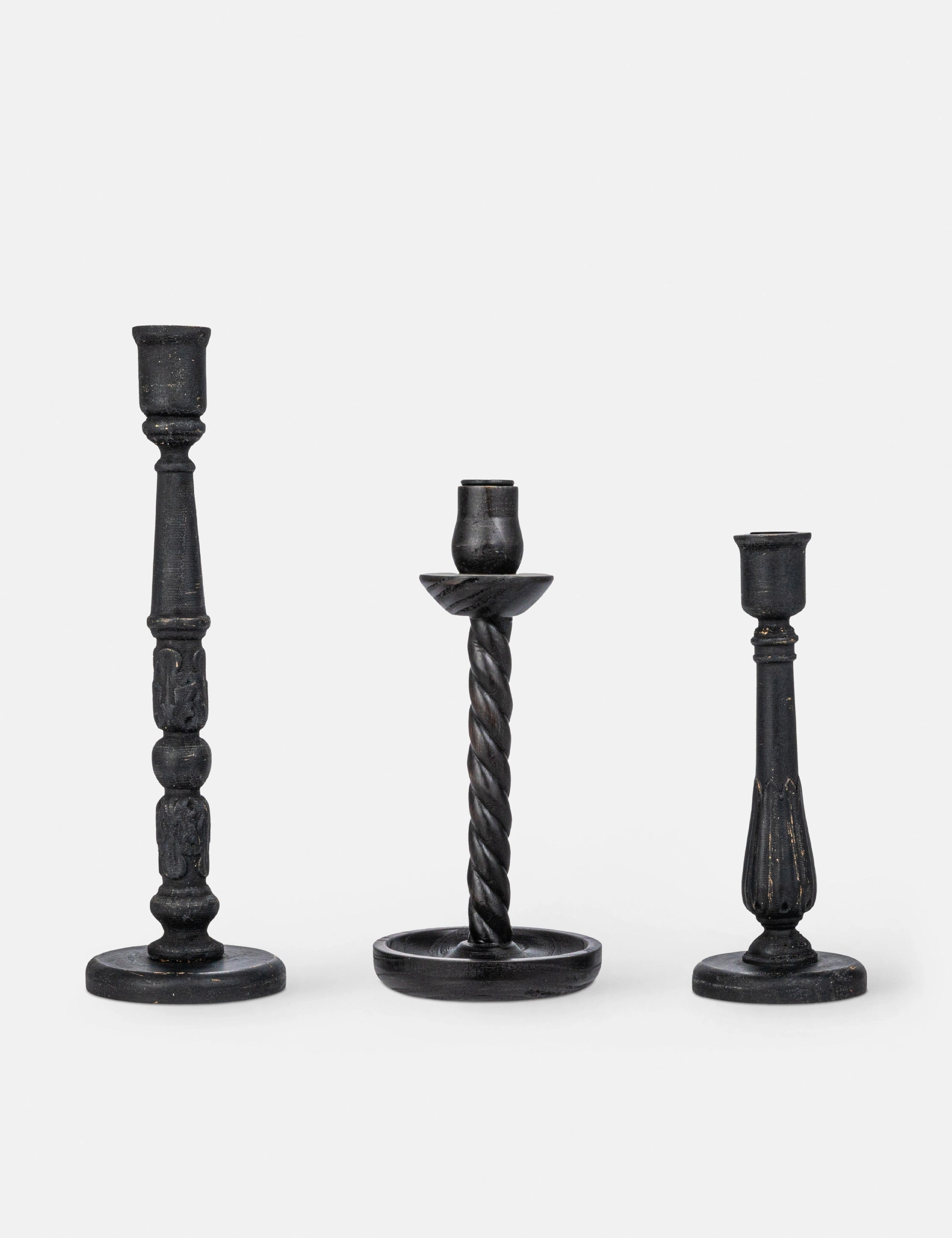 Tenebre Taper Holders (Set of 3)