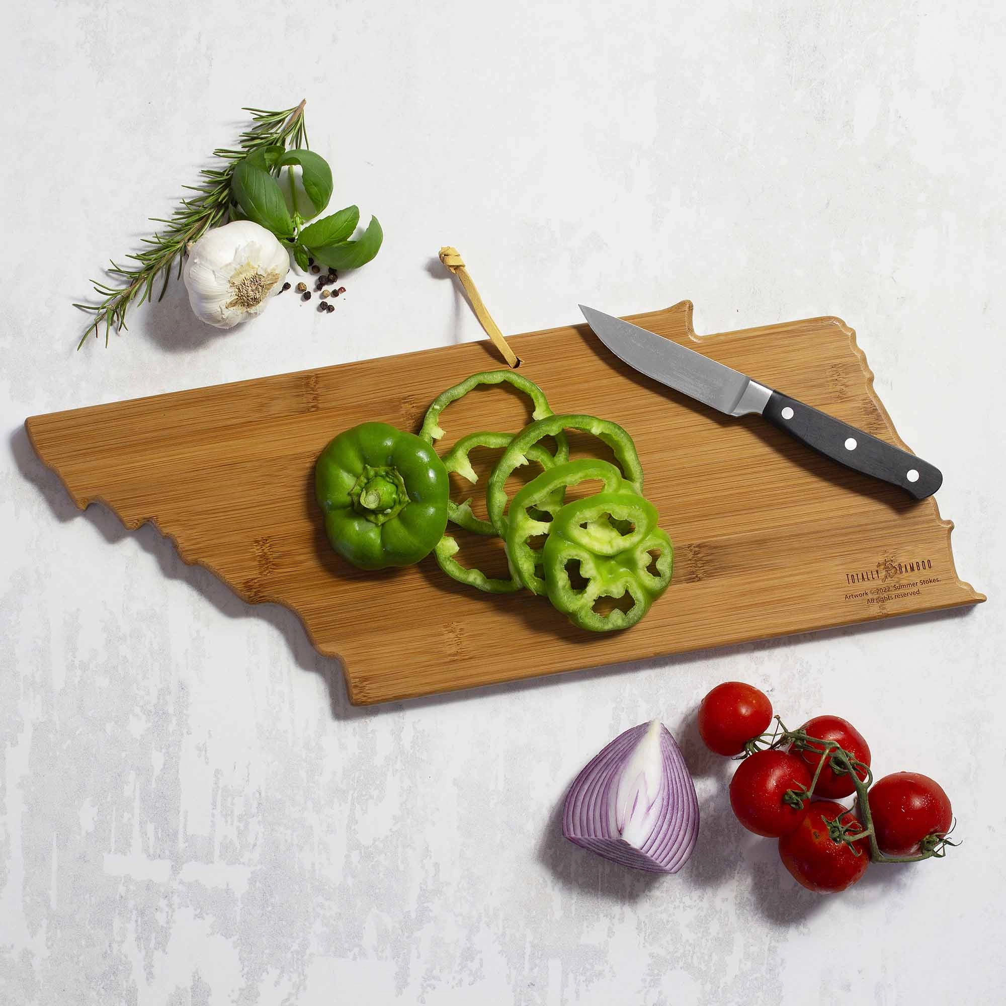 Tennessee Cutting Board with Artwork by Summer Stokes