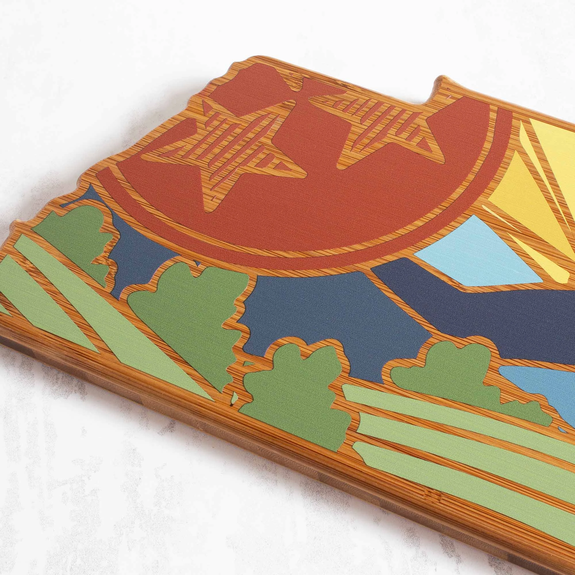 Tennessee Cutting Board with Artwork by Summer Stokes