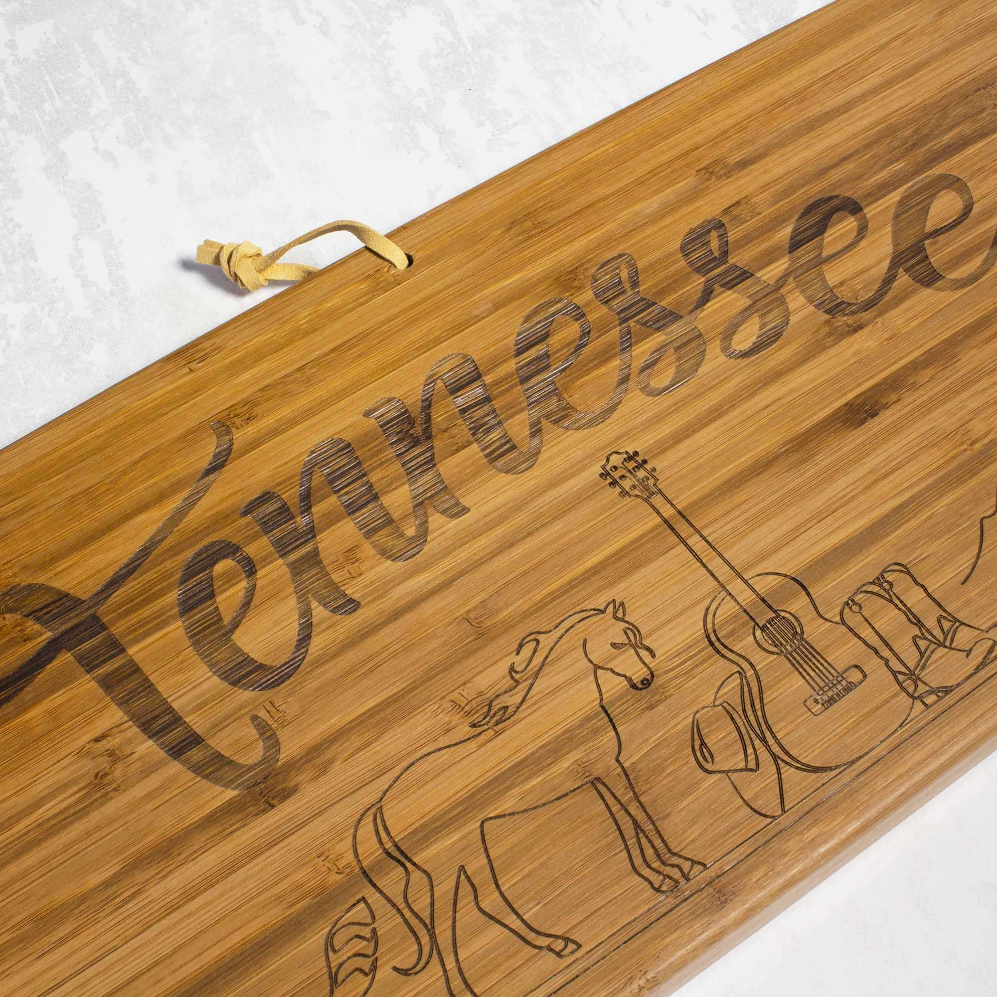 Tennessee Engraved XL Charcuterie Board, 30" x 8-1/2"