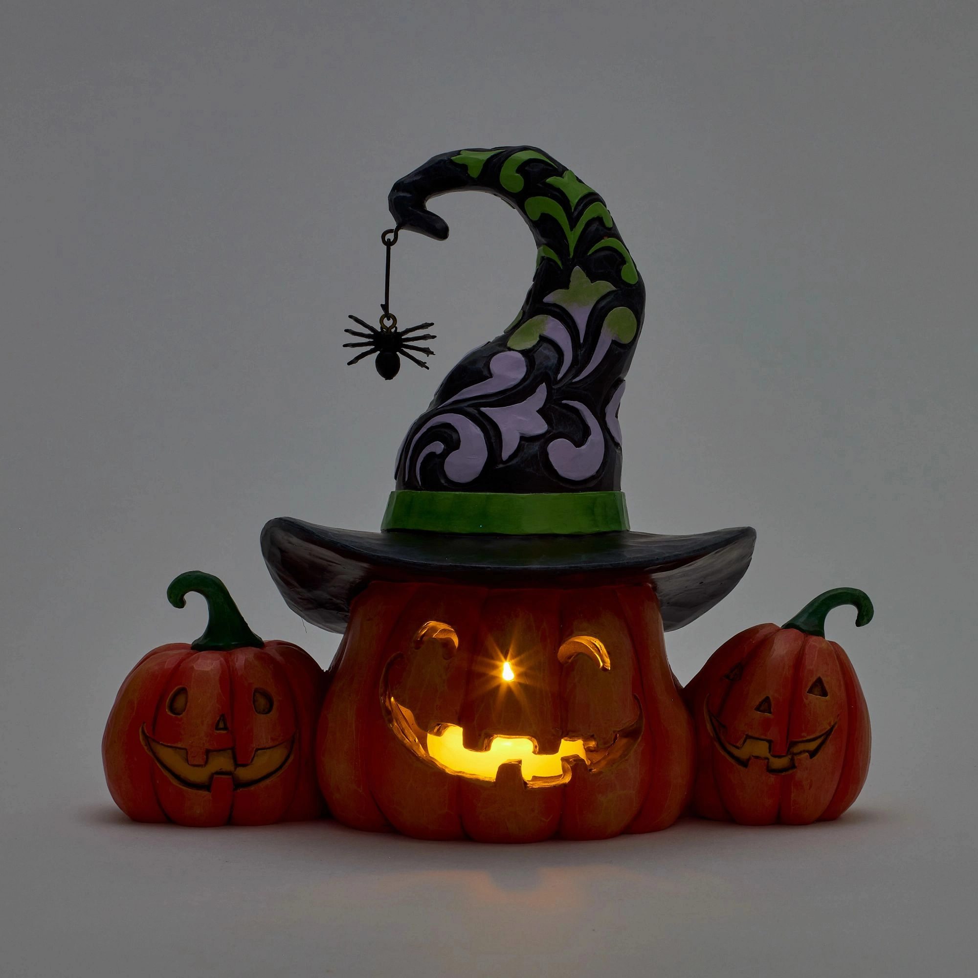 Three Jack-O-Lanterns LED Fig