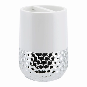 Titus Toothbrush Holder Silver toothbrush holder,bathroom cup,bathroom organizer