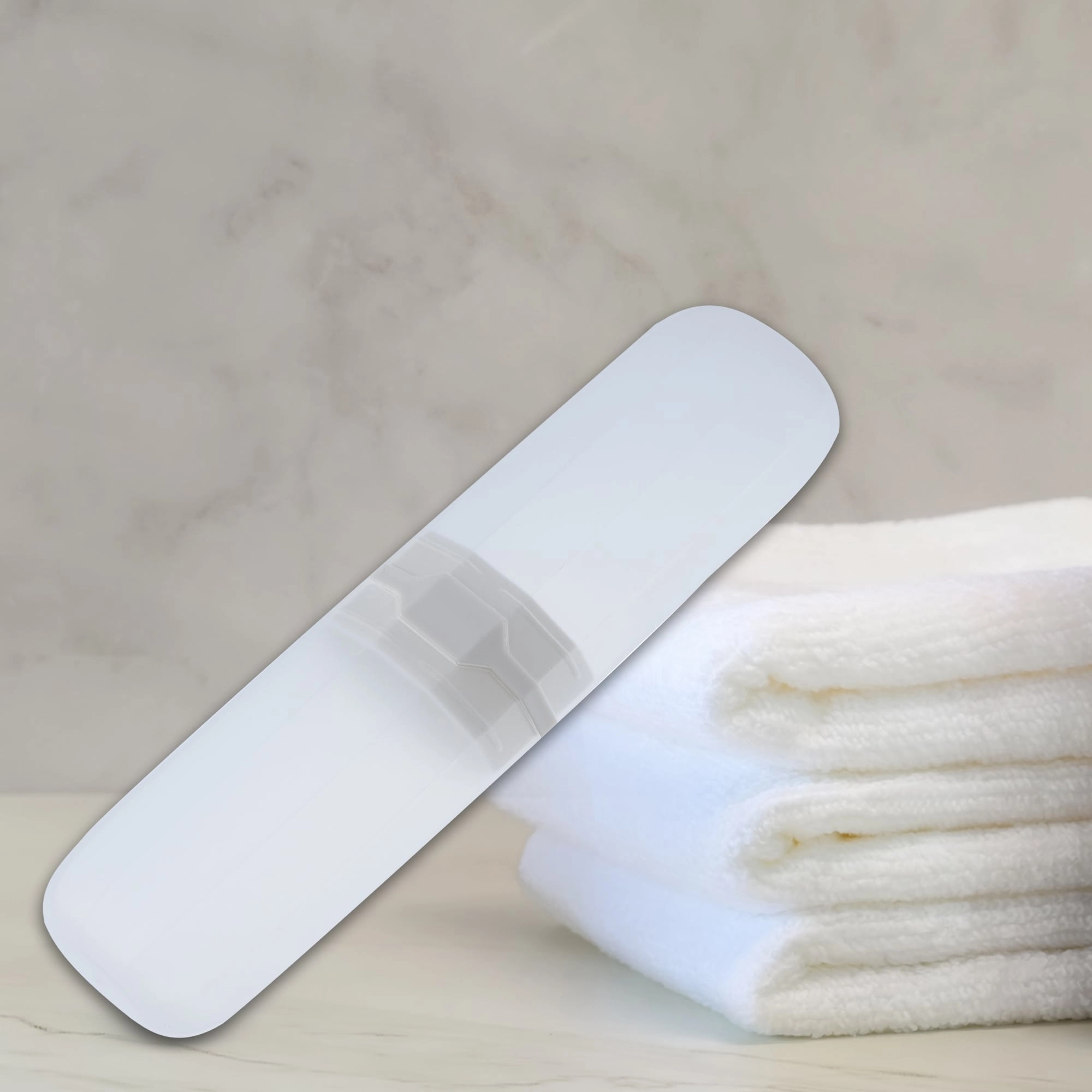 Toothbrush Case, Traveling Toothbrush Holders Case, Plastic, Clear, 7.87"x2.17"