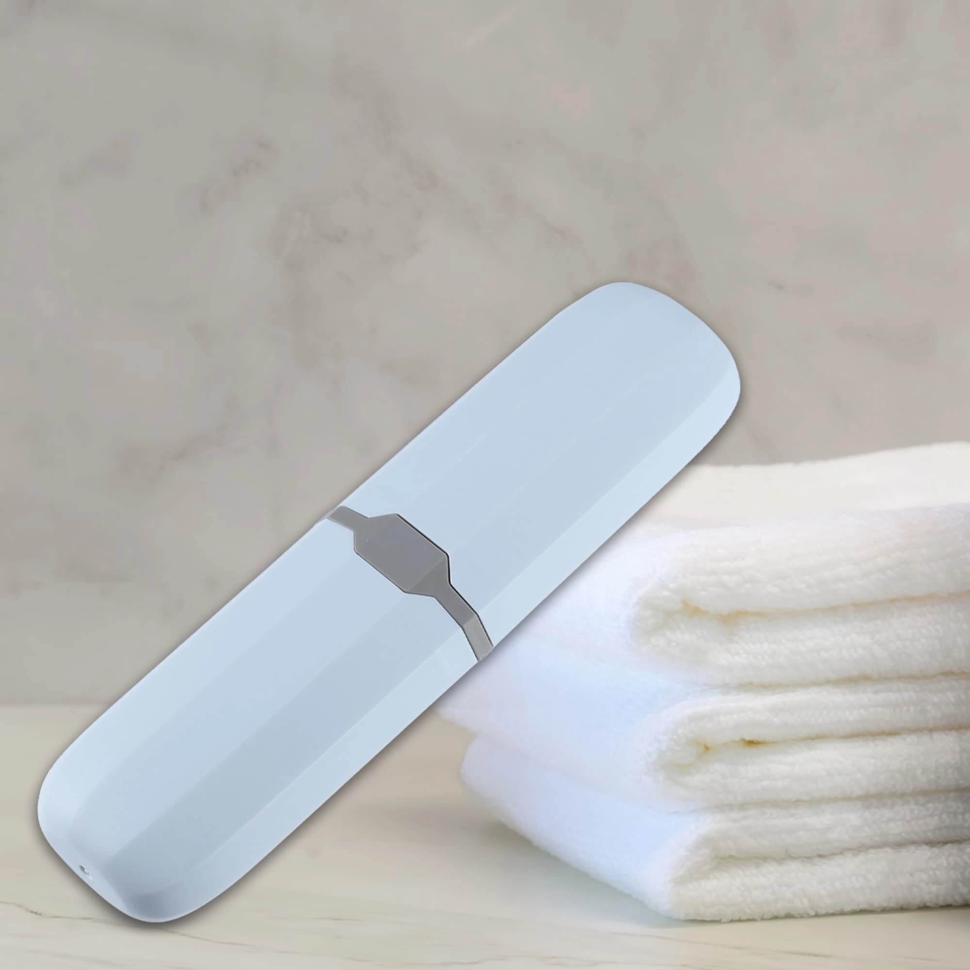 Toothbrush Case, Traveling Toothbrush Holders Case, Plastic, Clear, 7.87"x2.17"
