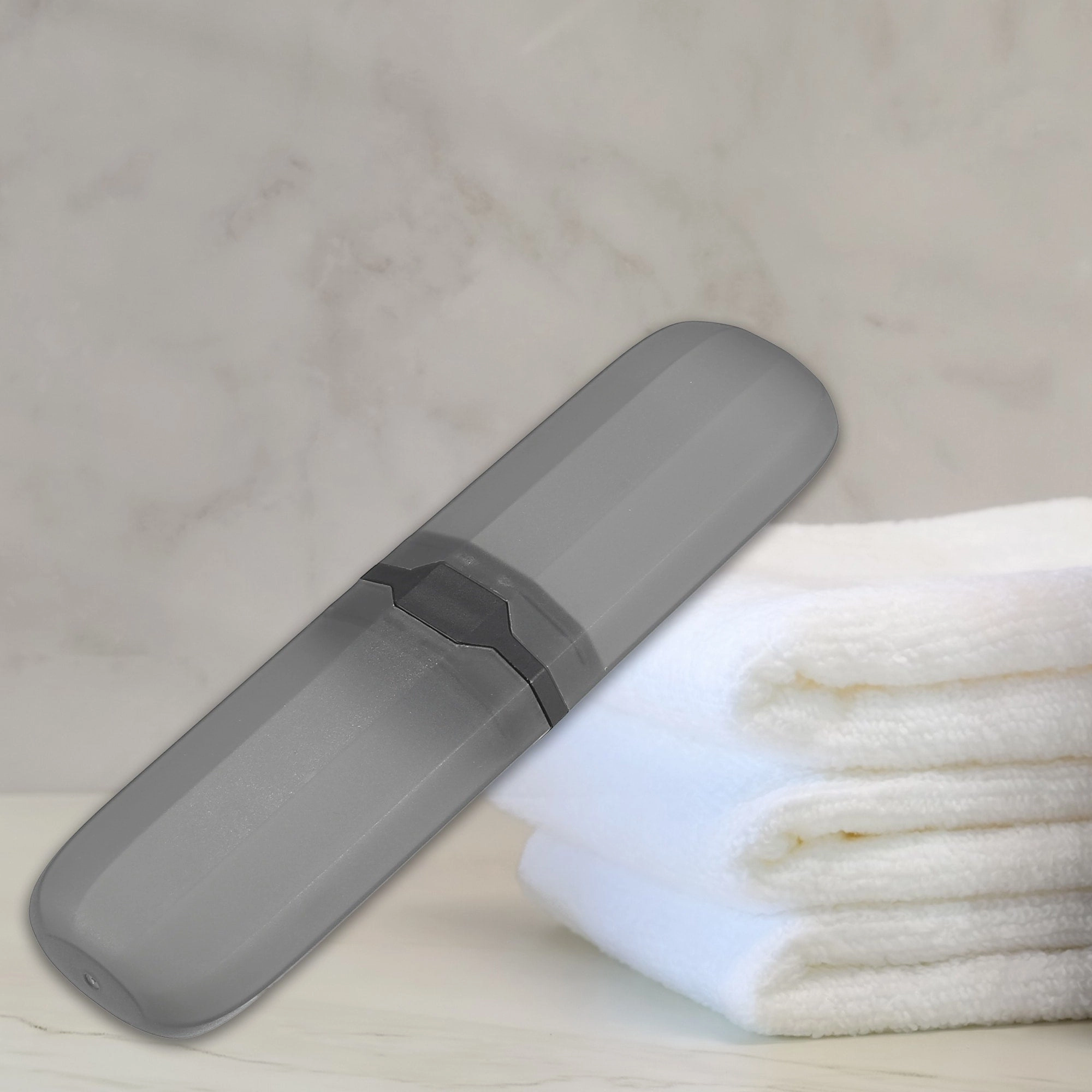 Toothbrush Case, Traveling Toothbrush Holders Case, Plastic, Clear, 7.87"x2.17"