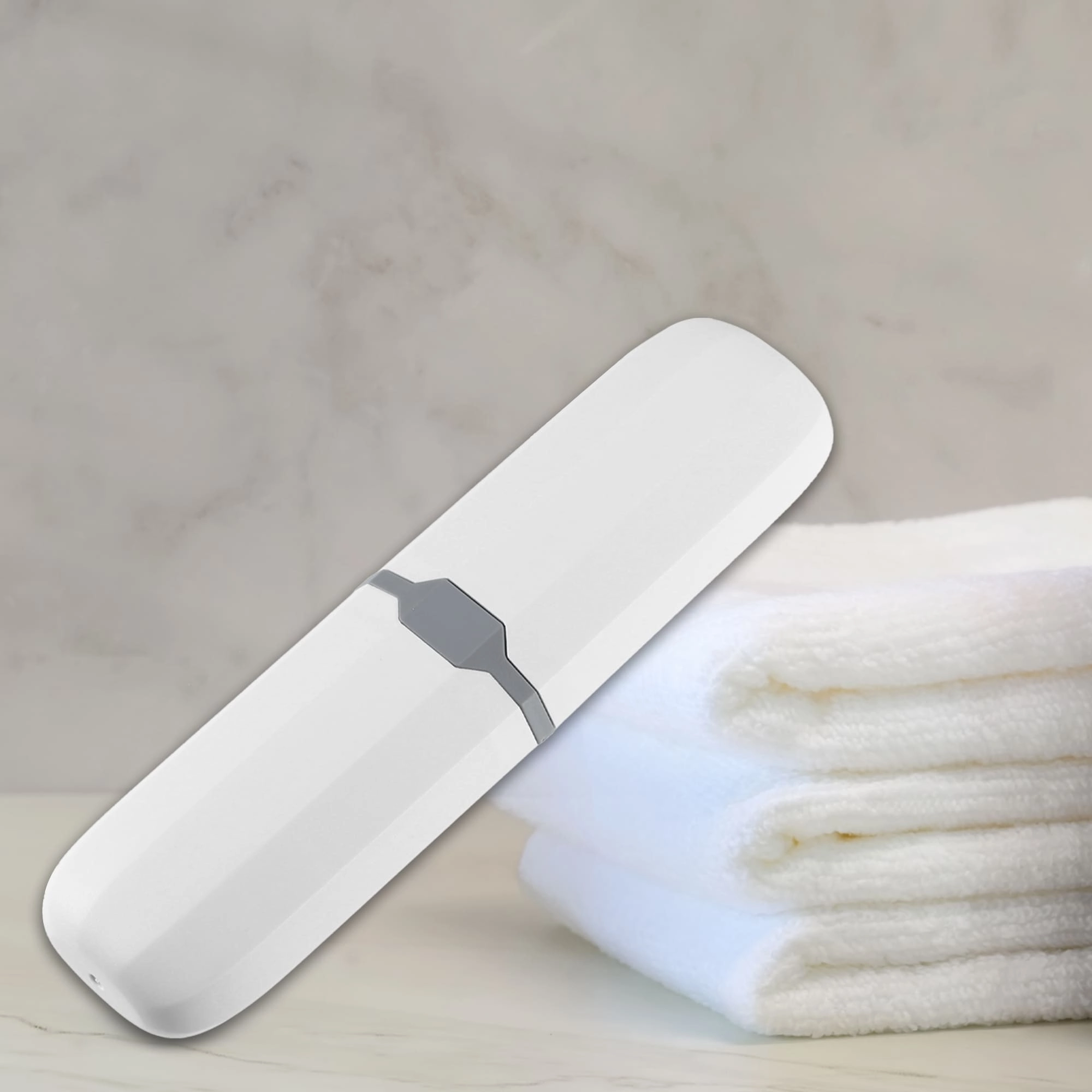 Toothbrush Case, Traveling Toothbrush Holders Case, Plastic, Clear, 7.87"x2.17"