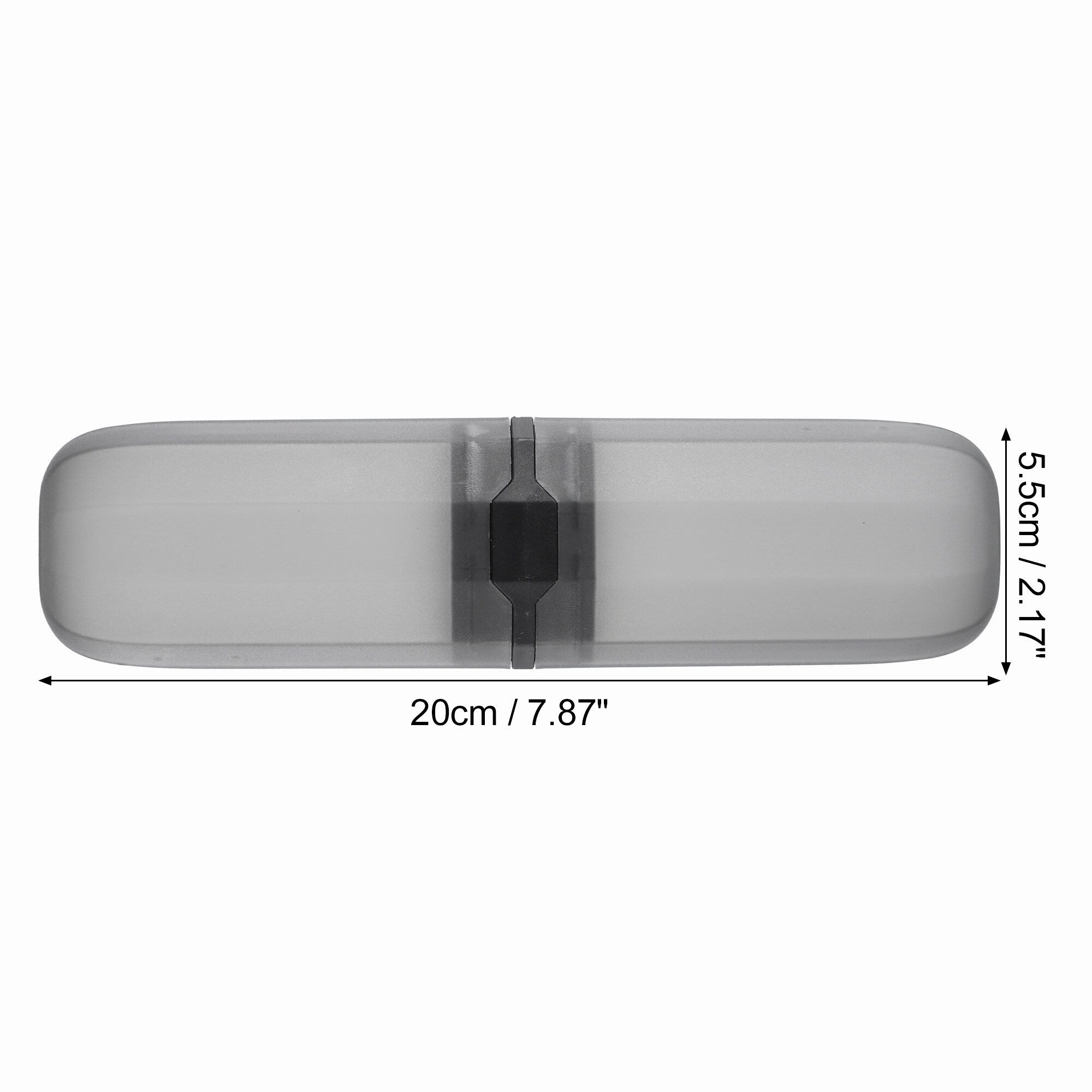 Toothbrush Case, Traveling Toothbrush Holders Case, Plastic, Clear, 7.87"x2.17"