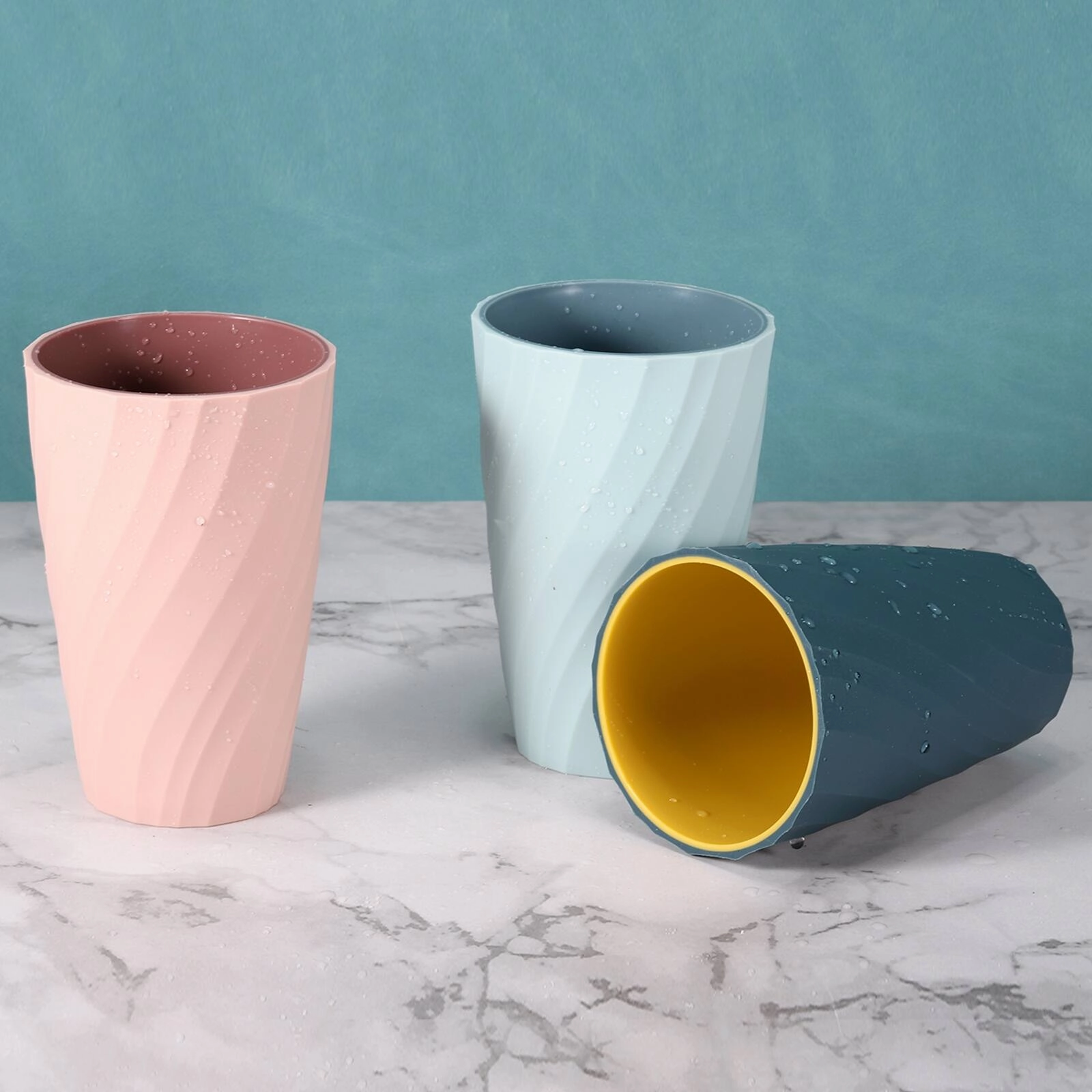 Toothbrush Cup Reusable Bathroom Tumbler Cup for Bathroom