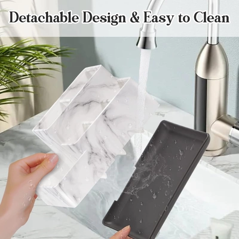Toothbrush Holder,Bathroom Organizer Countertop