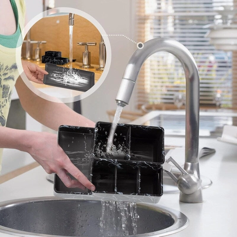 Toothbrush Holder,Bathroom Organizer Countertop