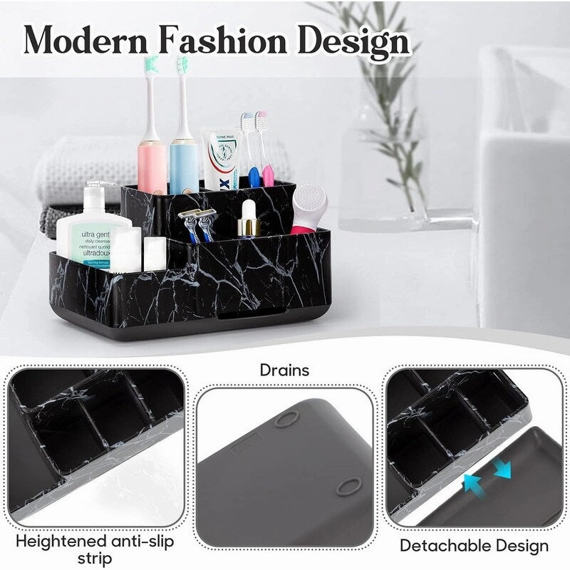 Toothbrush Holder,Bathroom Organizer Countertop