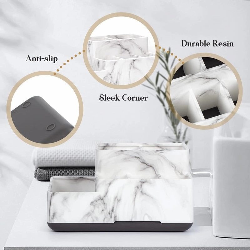 Toothbrush Holder,Bathroom Organizer Countertop