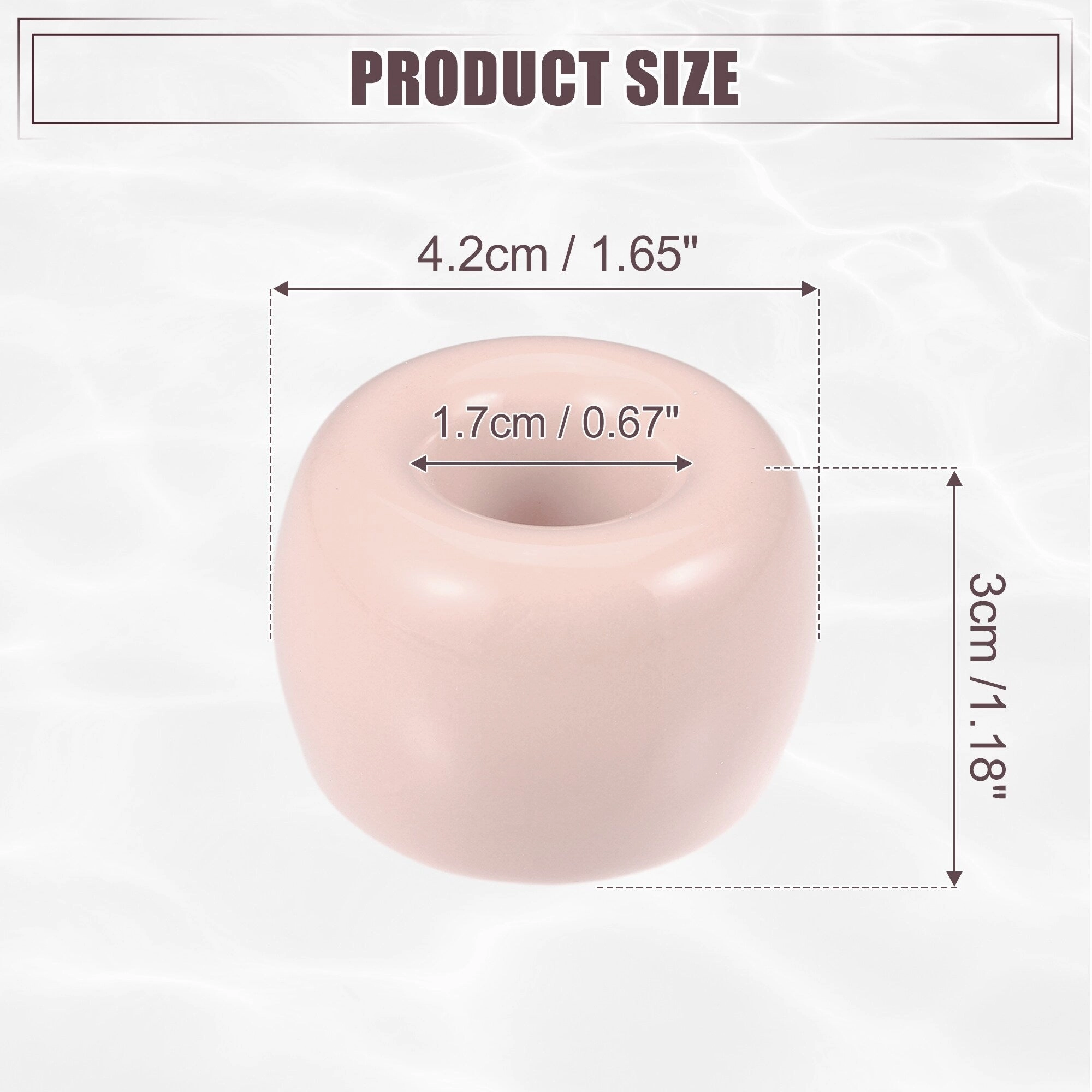 Toothbrush Holder, Round Mini Ceramic Toothbrush Holder Electric Toothbrush Holder, 1.65"x1.18", for Bathroom