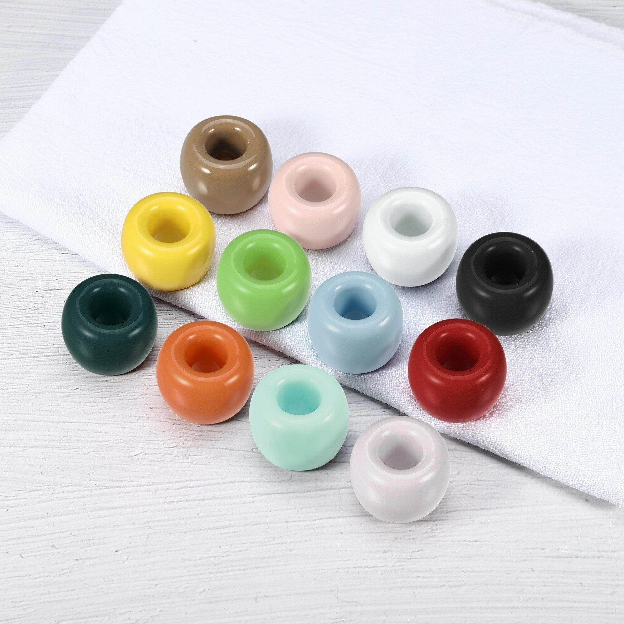 Toothbrush Holder, Round Mini Ceramic Toothbrush Holder Electric Toothbrush Holder, 1.65"x1.18", for Bathroom
