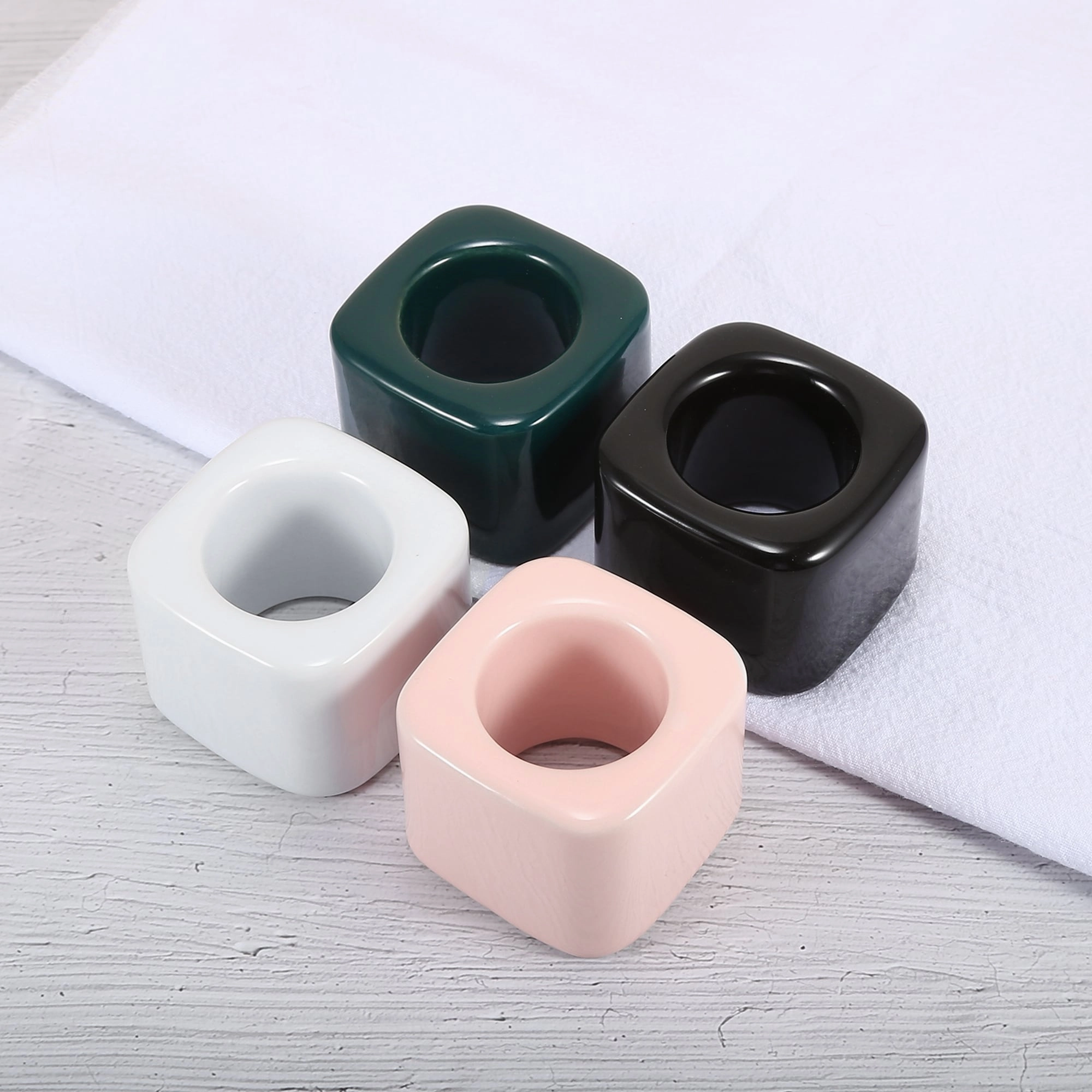Toothbrush Holder, Square Mini Ceramic Toothbrush Holder Electric Toothbrush Holder 2.20"x2.20"x1.73", for Bathroom
