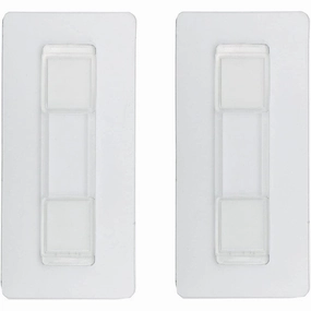 Toothbrush Holder Wall Adhesives, Wall-Mounted Sticker for Toothbrush Holder (Wall Stickers, 2 PCS) - white toothbrush holder,bathroom cup,bathroom organizer