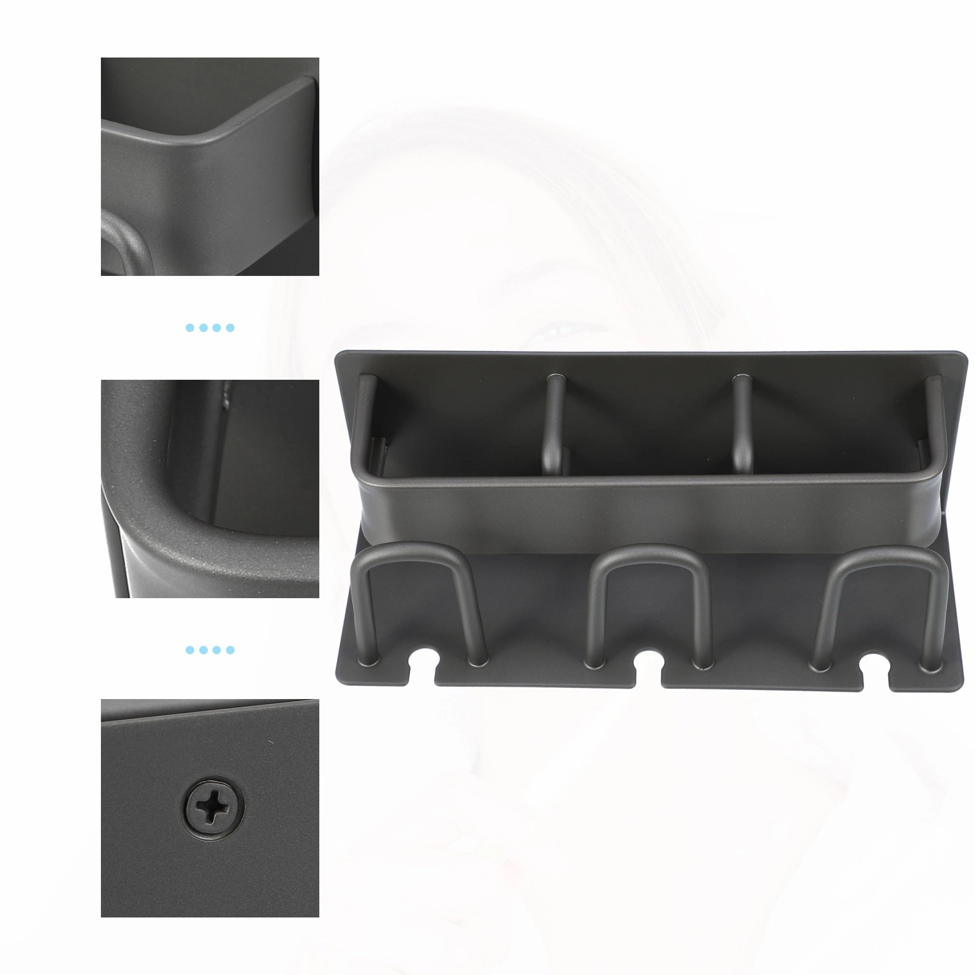 Toothbrush Holder Wall Mounted, Toothbrush Holders and Toothpaste Squeezer Bathroom Set