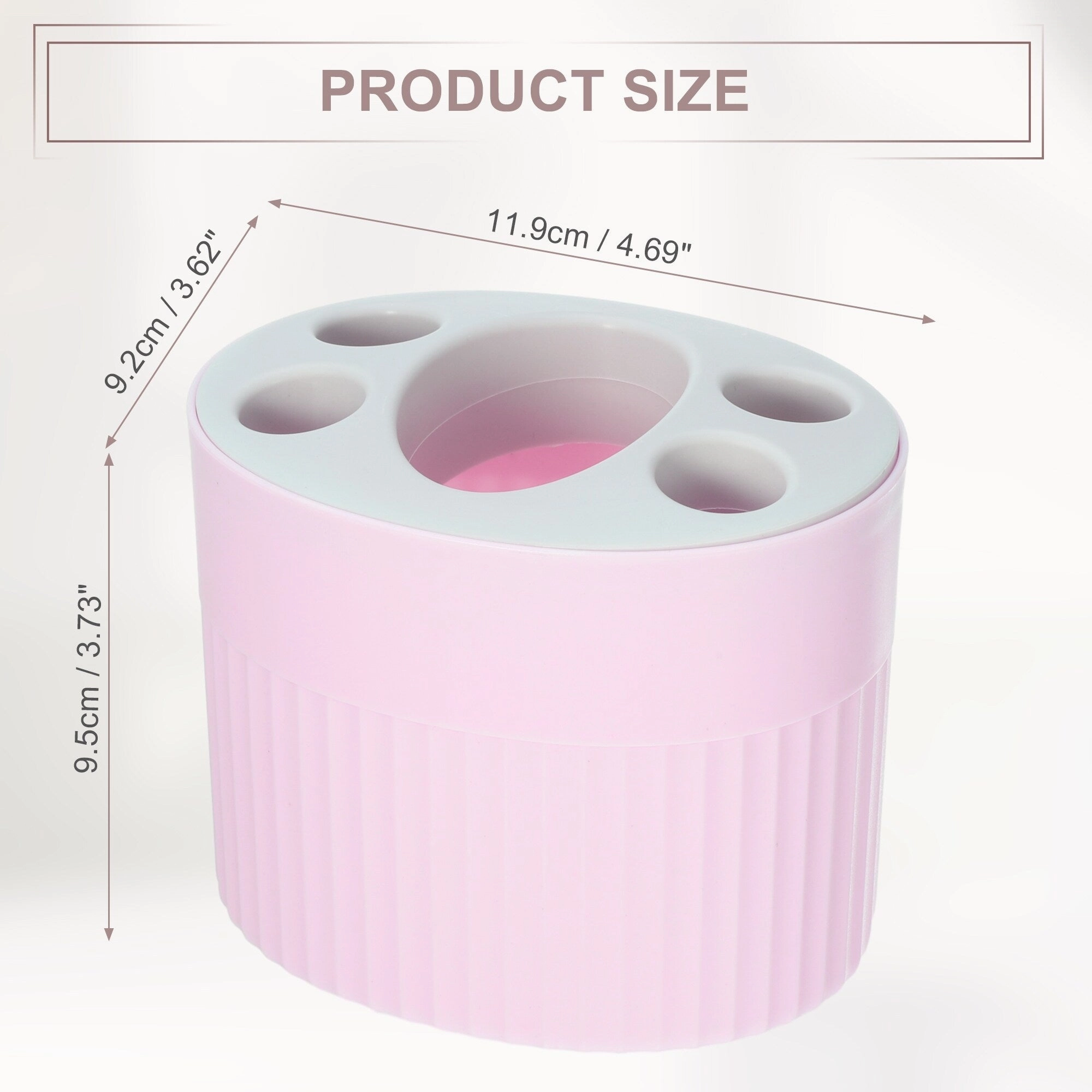 Toothbrush Holders, Bathroom Toothbrush Holders, Toothbrush Storage Organizers for Bathroom Storage, 4.69"x3.62"x3.73"