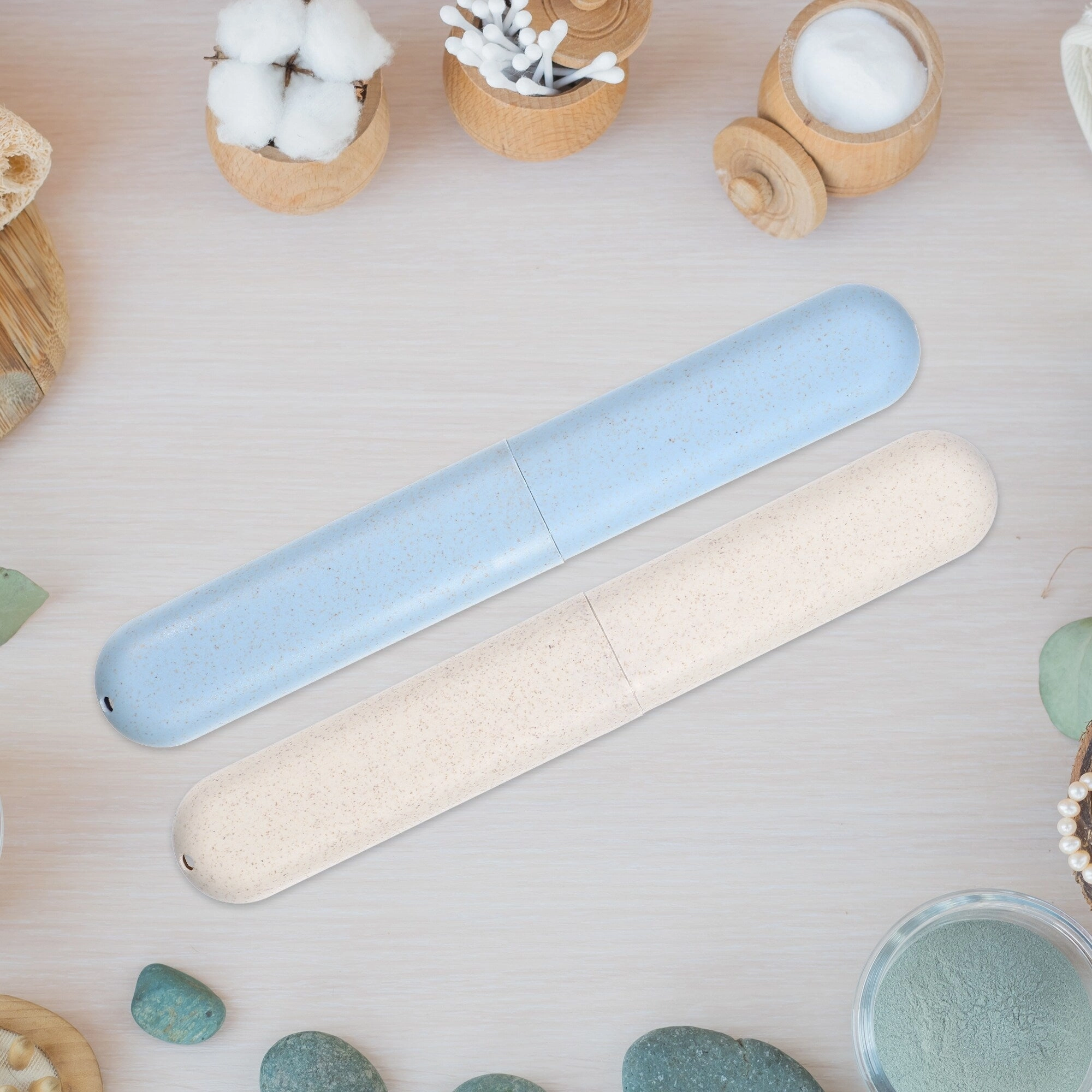 Toothbrush Holders Case for Travel 8.07"x1.22"x0.83"