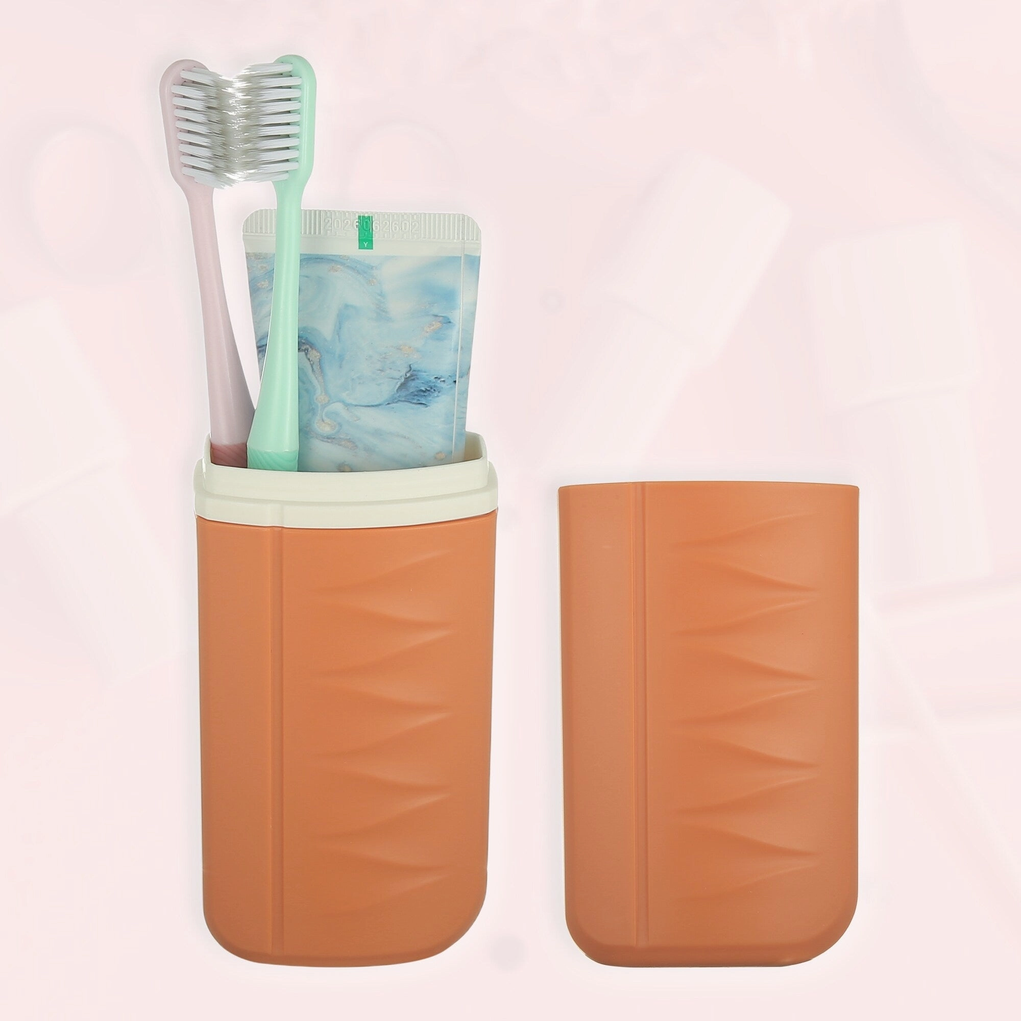 Toothbrush Travel Case, Plastic, Lightweight Traveling Toothbrush Holders Case, 2.36"x1.57"x7.87"