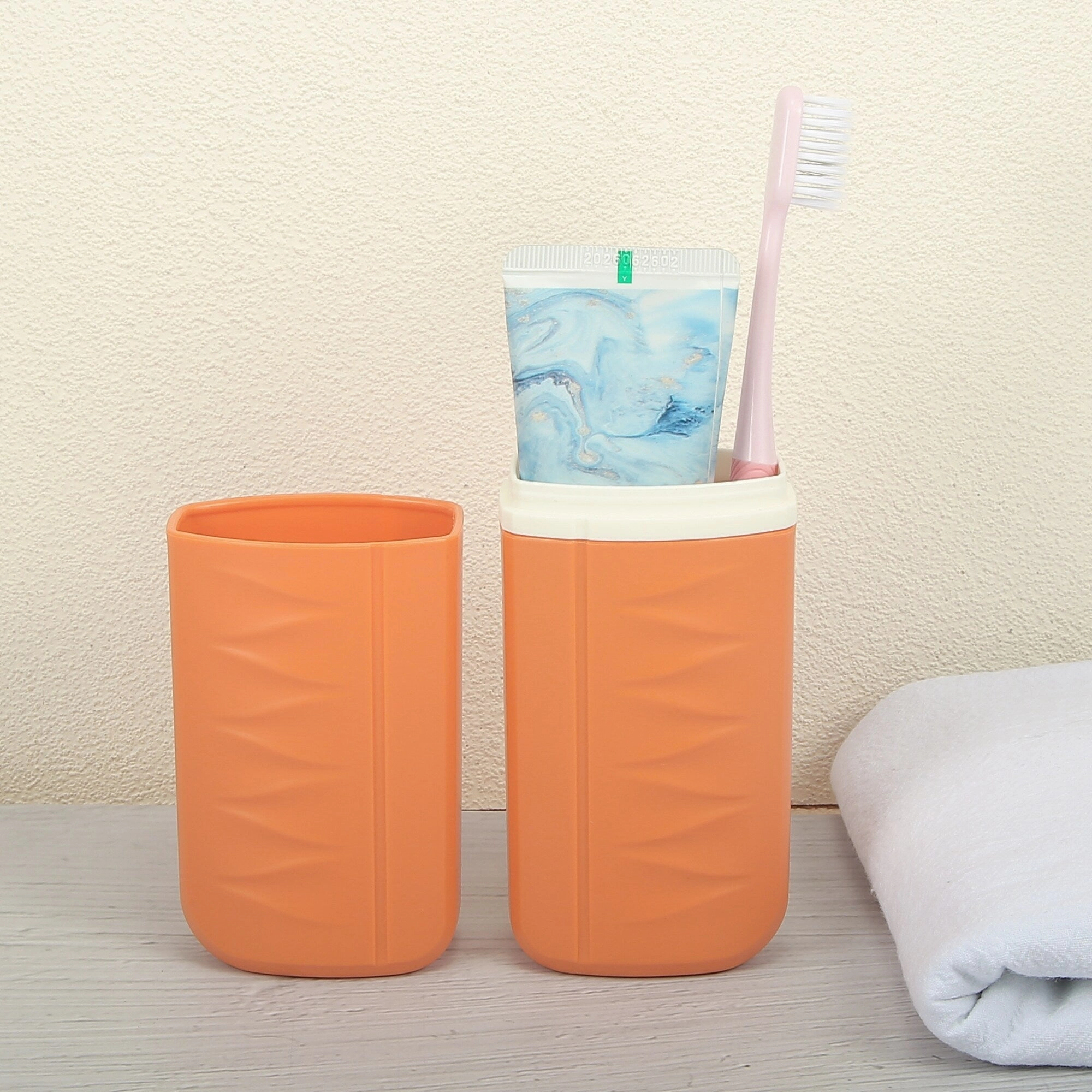Toothbrush Travel Case, Plastic, Lightweight Traveling Toothbrush Holders Case, 2.36"x1.57"x7.87"
