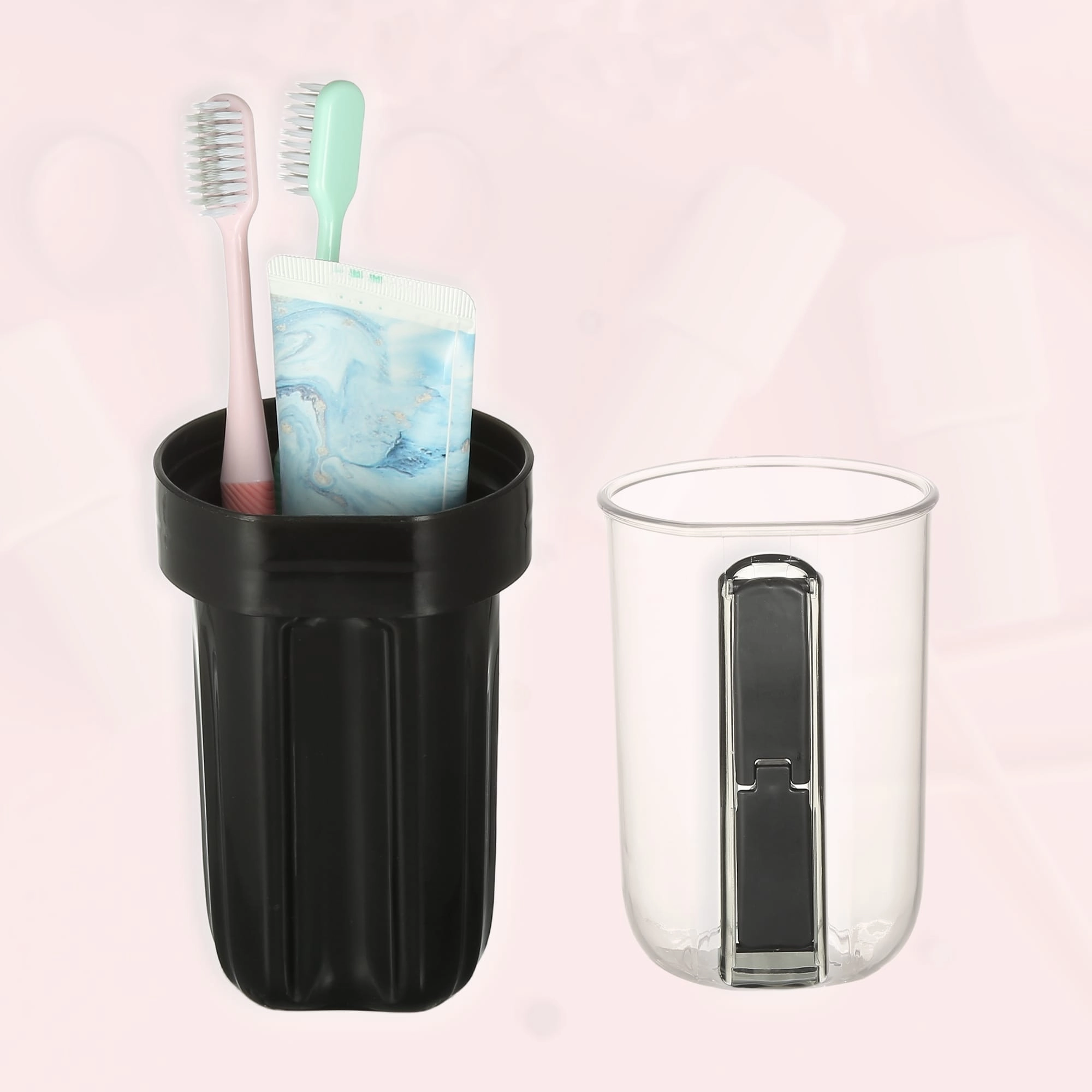Toothbrush Travel Case, Plastic, Lightweight Traveling Toothbrush Holders Case, 2.99"x2.83"x8.27"