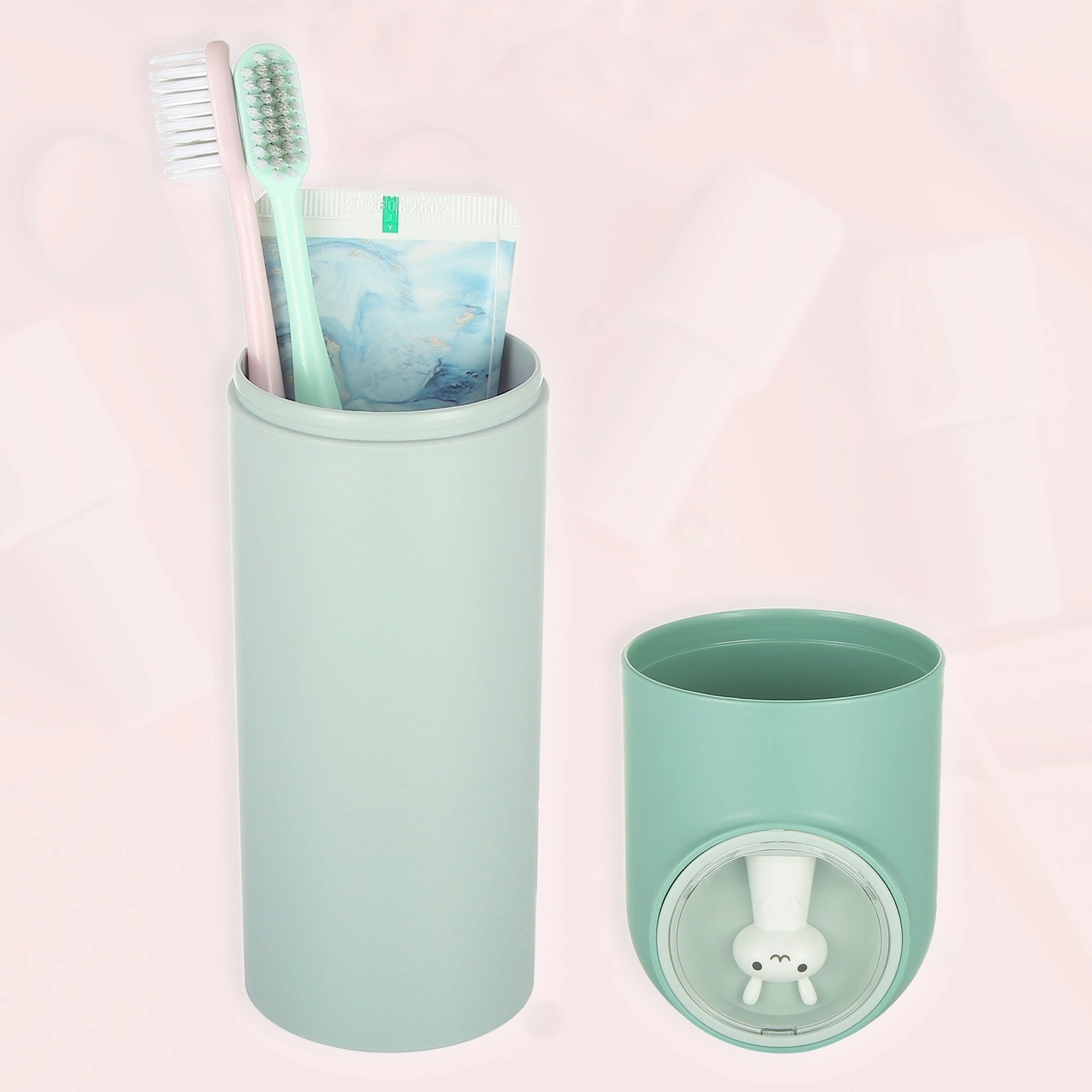 Toothbrush Travel Case, Plastic, Lightweight Traveling Toothbrush Holders Case, for Travel Business, 7.87"x2.28"