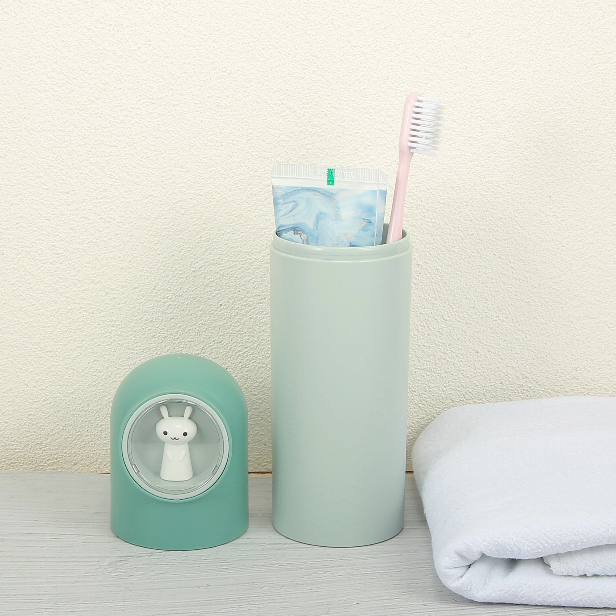 Toothbrush Travel Case, Plastic, Lightweight Traveling Toothbrush Holders Case, for Travel Business, 7.87"x2.28"