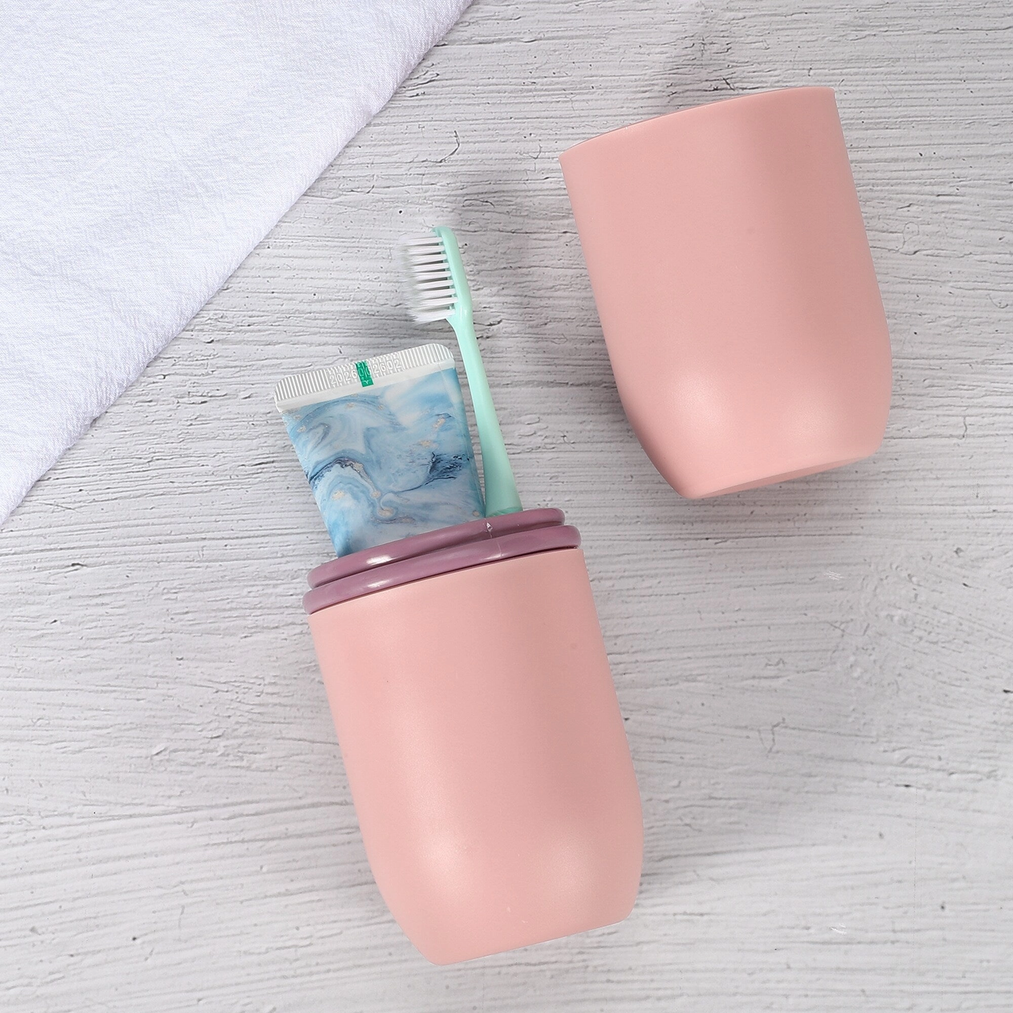 Toothbrush Travel Case, Plastic, Lightweight Traveling Toothbrush Holders Case, for Travel Business, 7.87"x2.87"