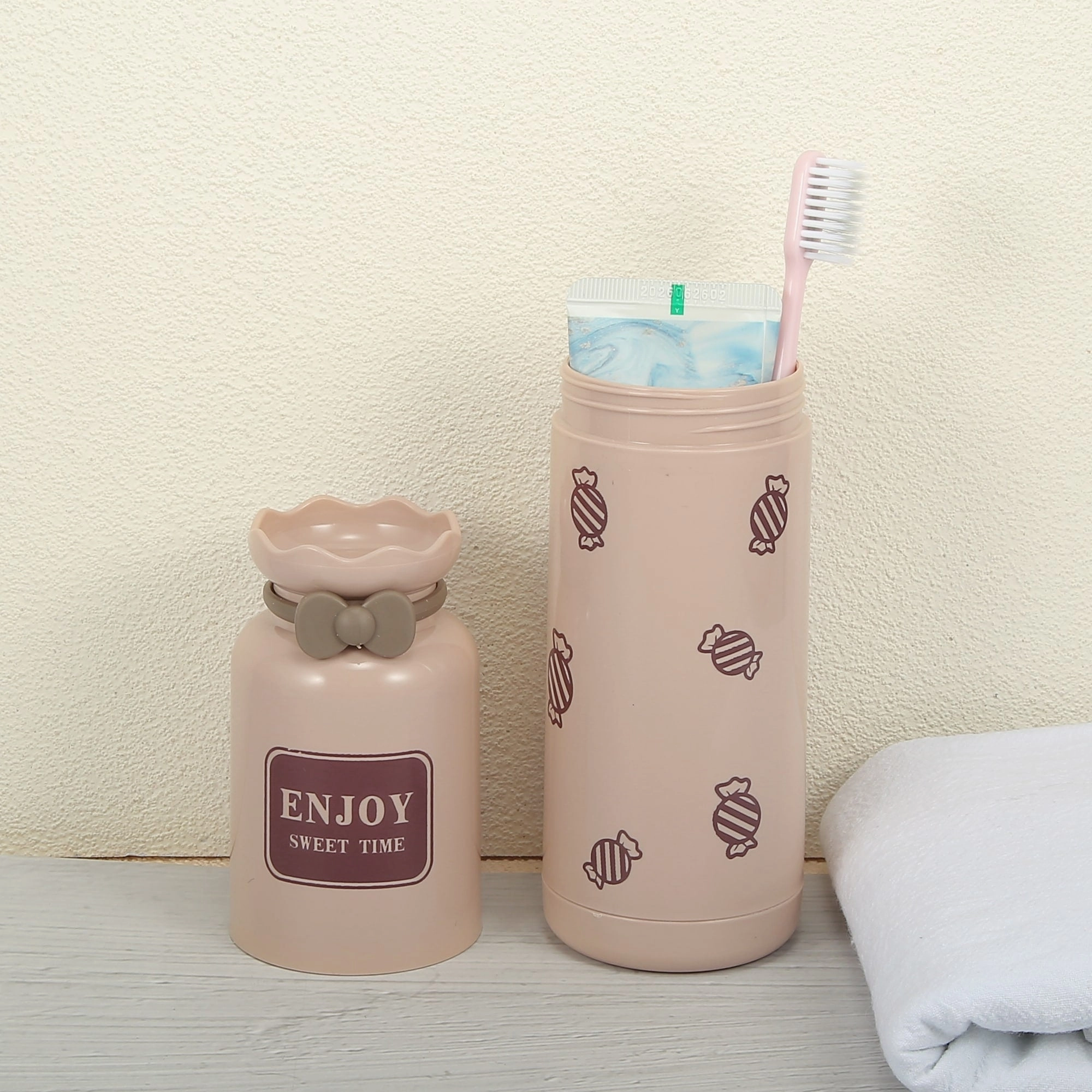 Toothbrush Travel Case, Plastic, Lightweight Traveling Toothbrush Holders Case, for Travel Business, 8.86"x2.44"