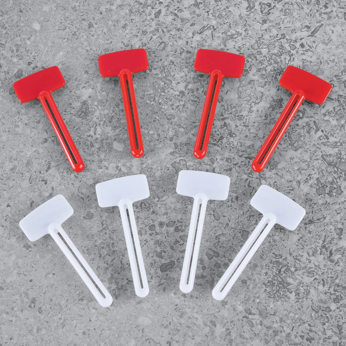 Toothpaste Tube Squeezers - Set of 8 Plastic Tube Keys - 3.500 x 3.000 x 1.000